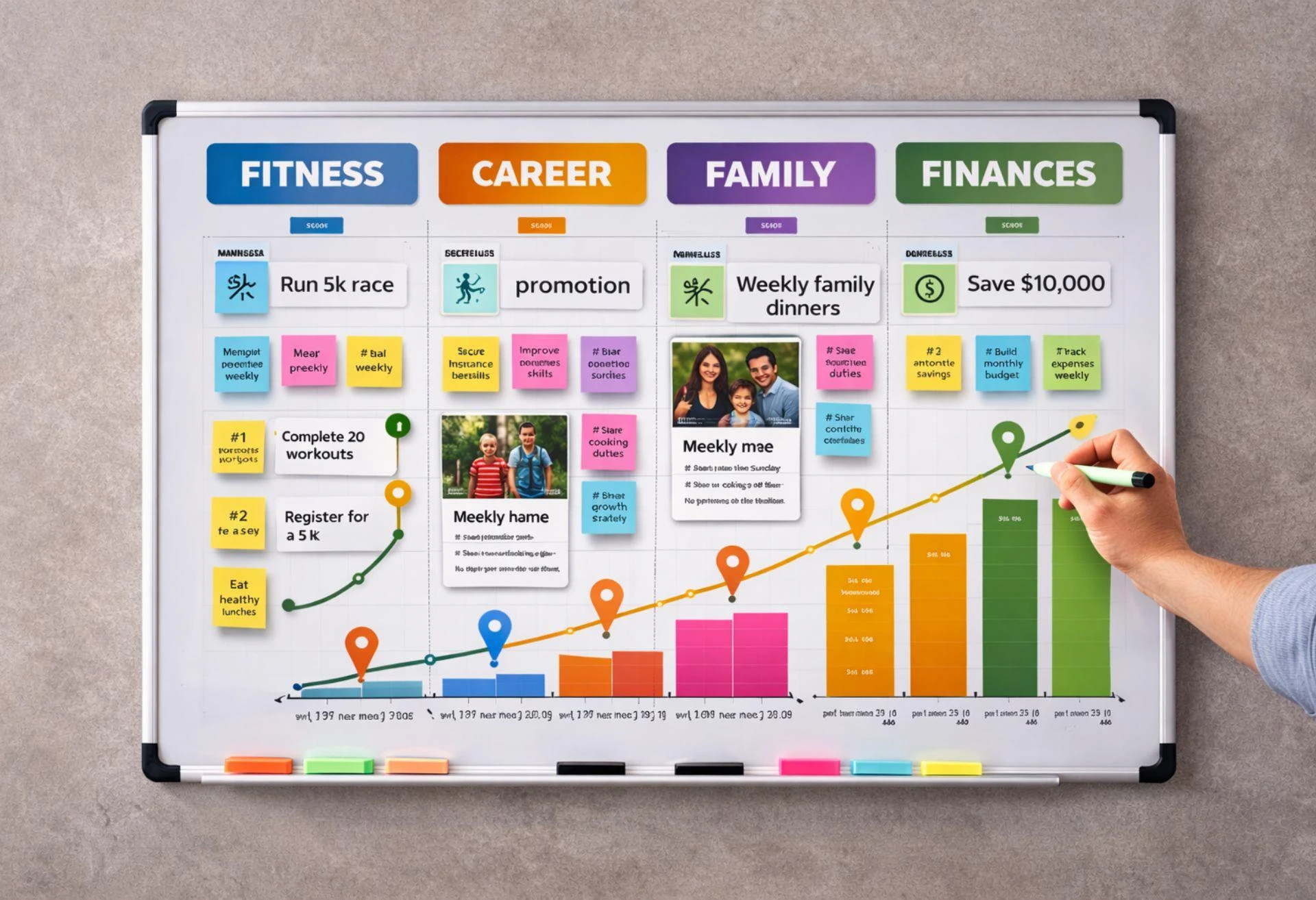 Why Entrepreneurs Use Goal Boards to Track Progress