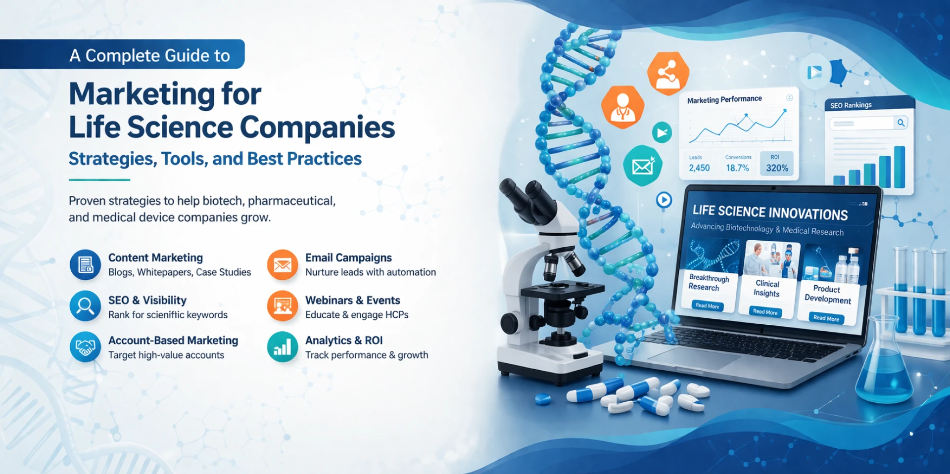 A Complete Guide to Marketing for Life Science Companies: Strategies, Tools, and Best Practices