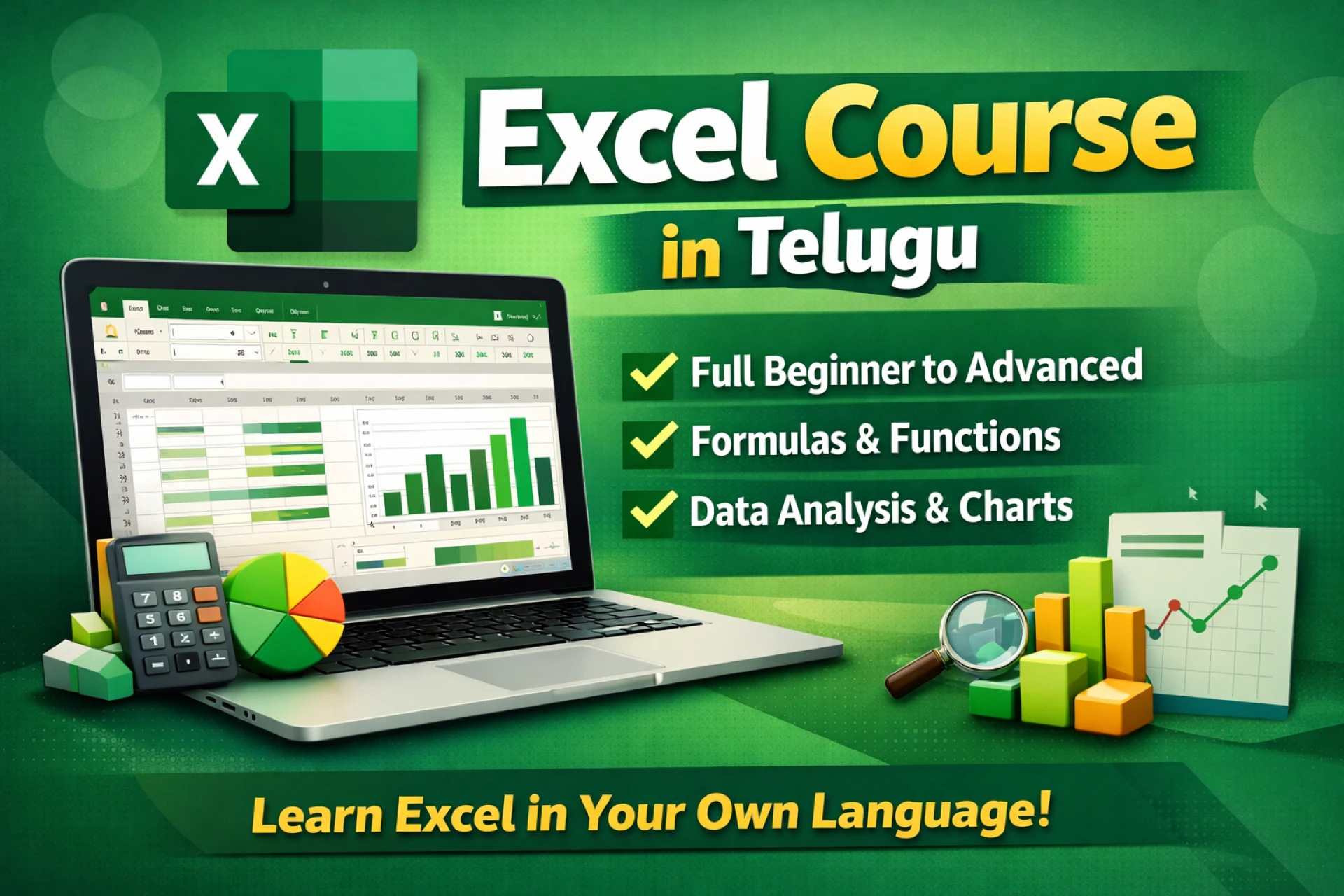 Excel Power Query Basics Excel Course in Telugu