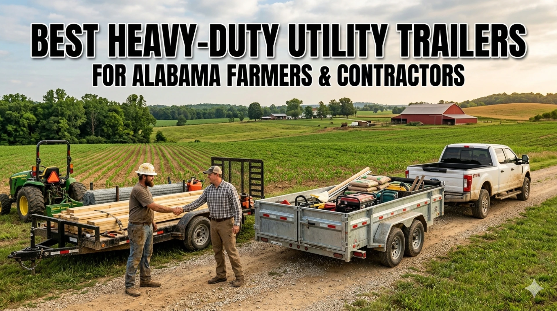 Best Heavy-Duty Utility Trailers for Alabama Farmers & Contractors