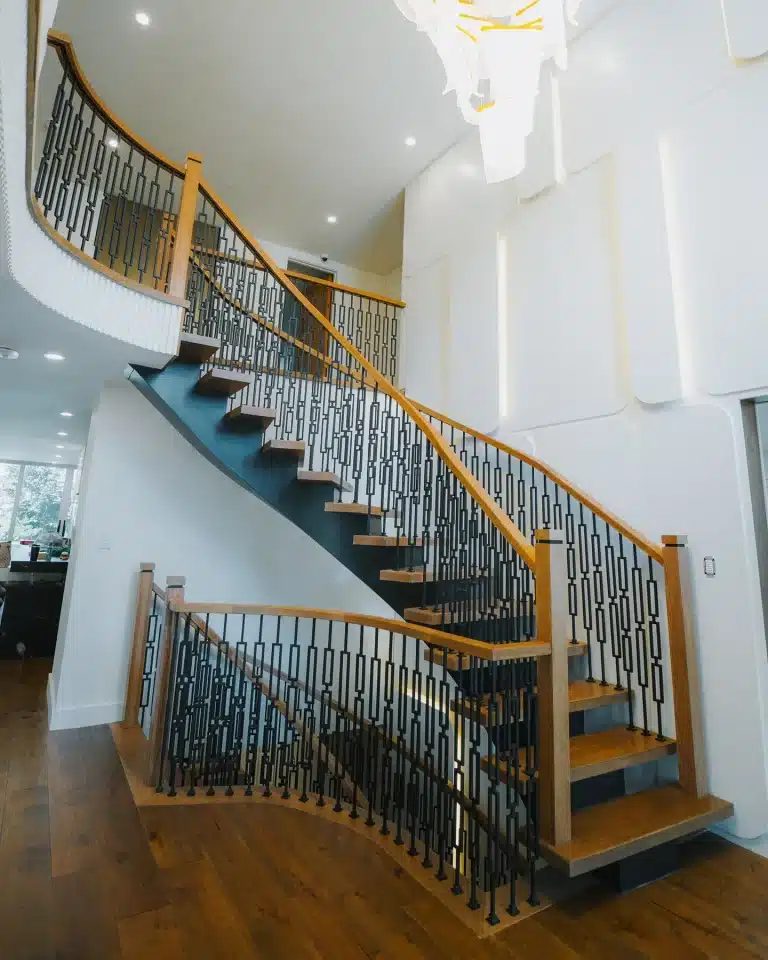 Elevate Your Home Design with Stunning Floating Stair Railing