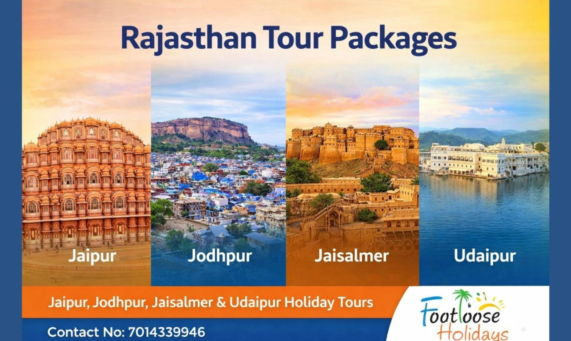 Rajasthan Tour Packages 2026 – Udaipur, Jaisalmer, Jaipur & Desert Safari Tours