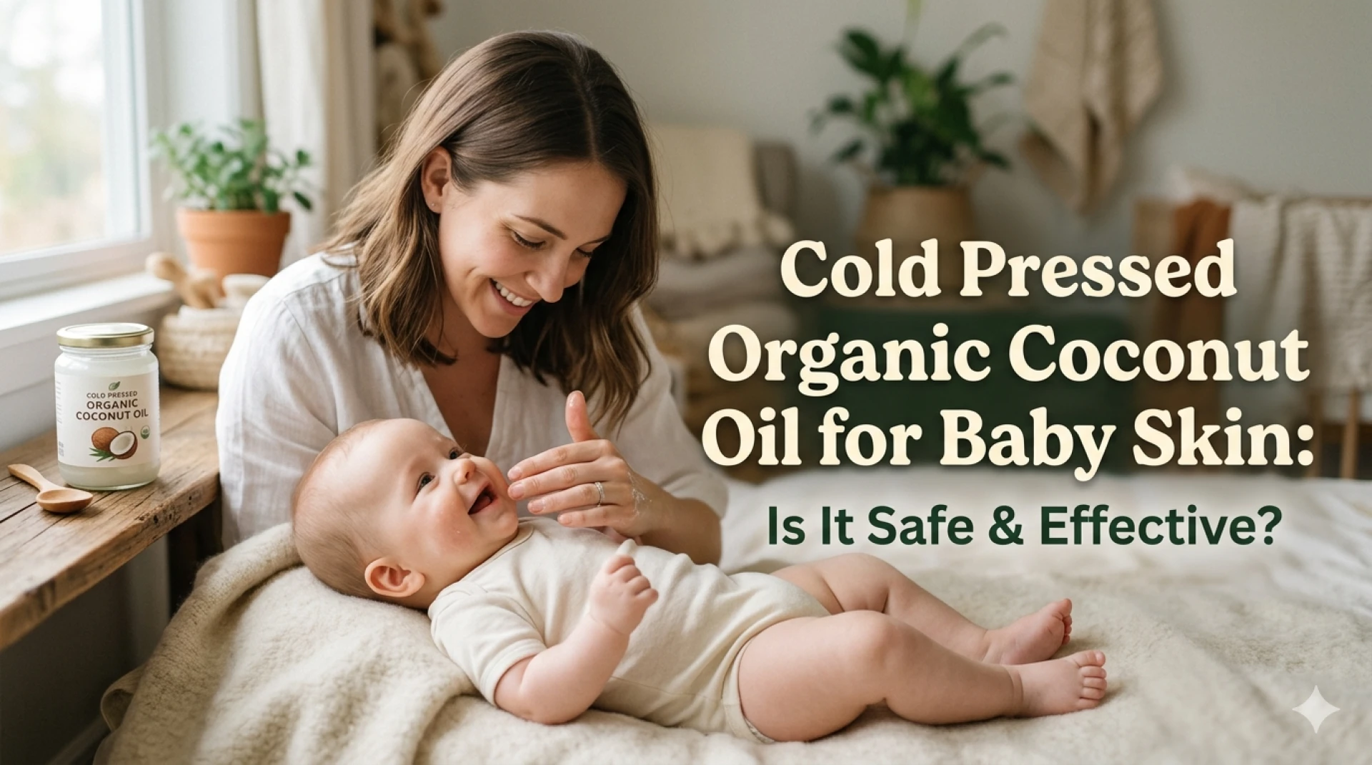 Cold Pressed Organic Coconut Oil for Baby Skin: Is It Safe & Effective?