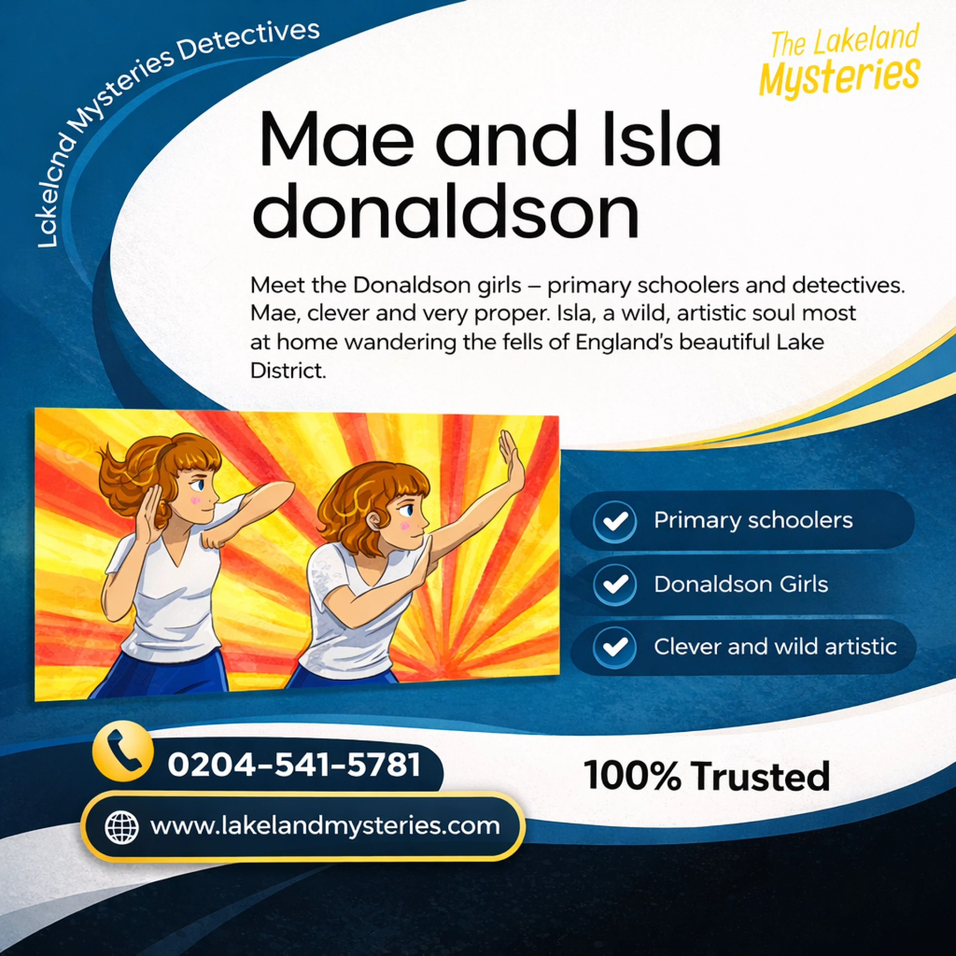 Why Kids Love Amateur Detectives Like Mae and Isla Donaldson In the UK?