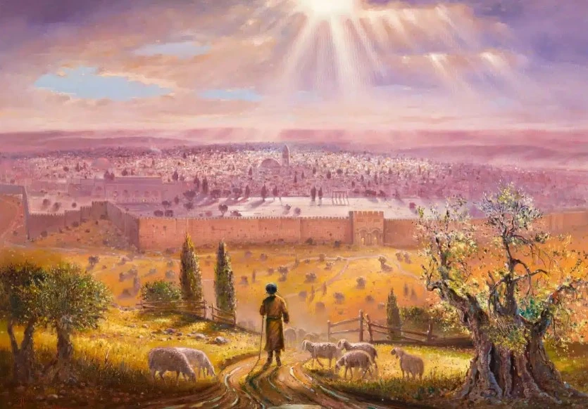 Timeless Figures and Holy Vistas in Jewish Fine Art