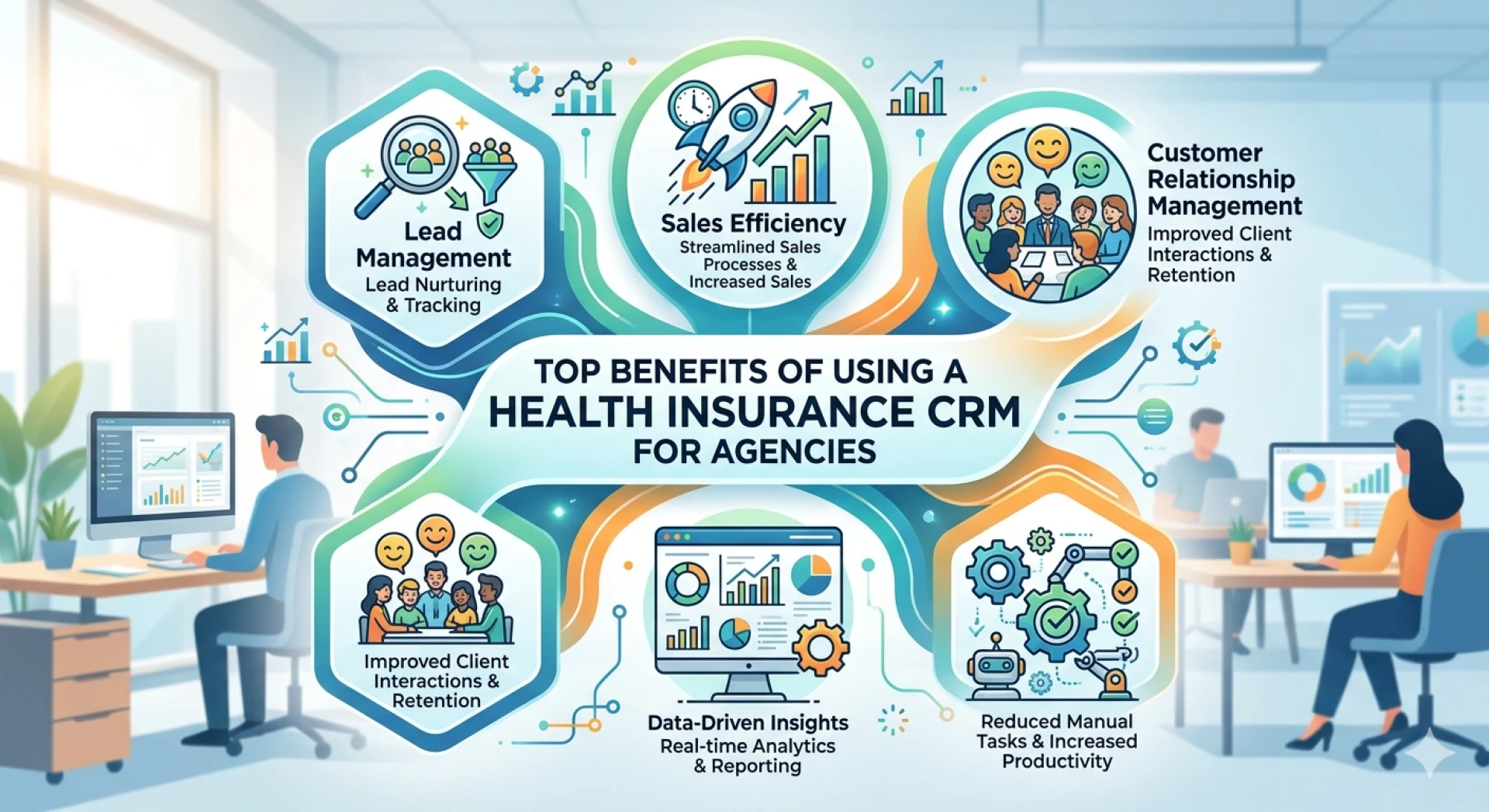 Top Benefits of Using a Health Insurance CRM for Agencies