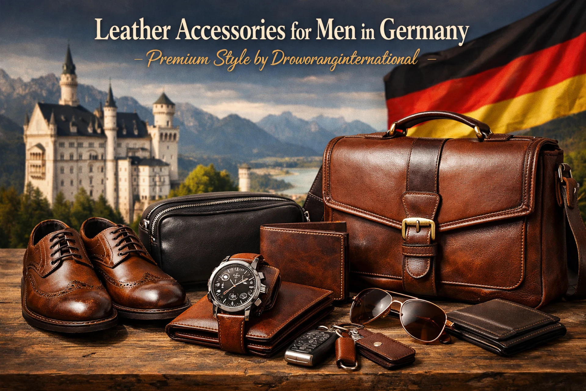 Leather Accessories for Men in Germany – Premium Style by Droworanginternational