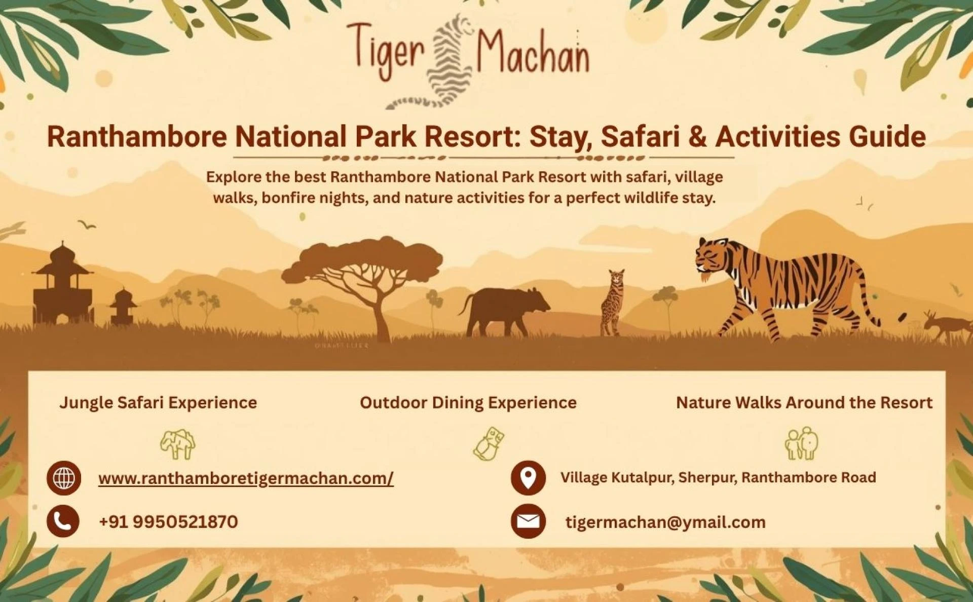 Ranthambore National Park Resort: Stay, Safari & Activities Guide