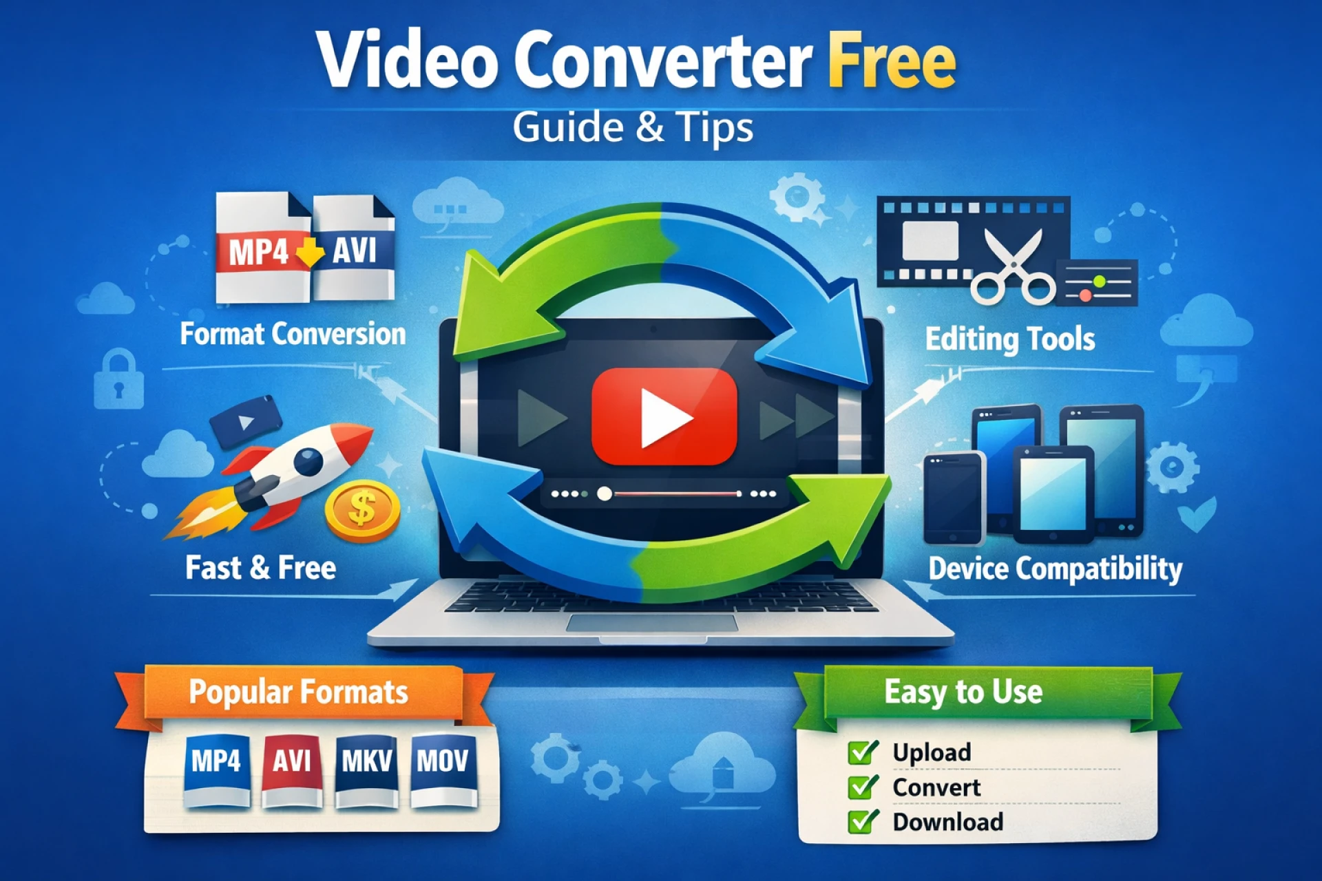 Video Converter Free: Complete Guide to Tools, Formats, and Usage
