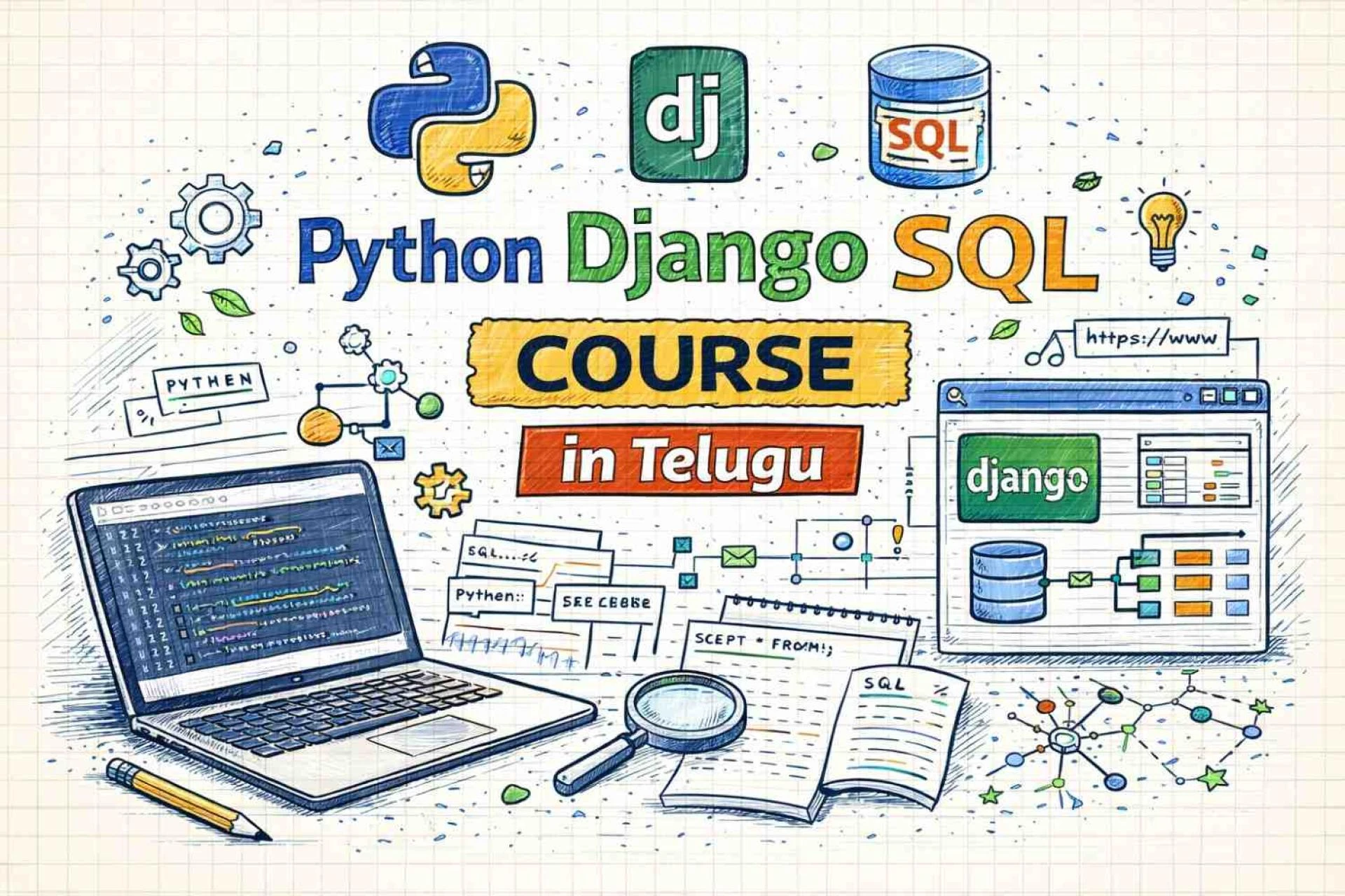 Python Django SQL in Telugu: Learn by Understanding Systems