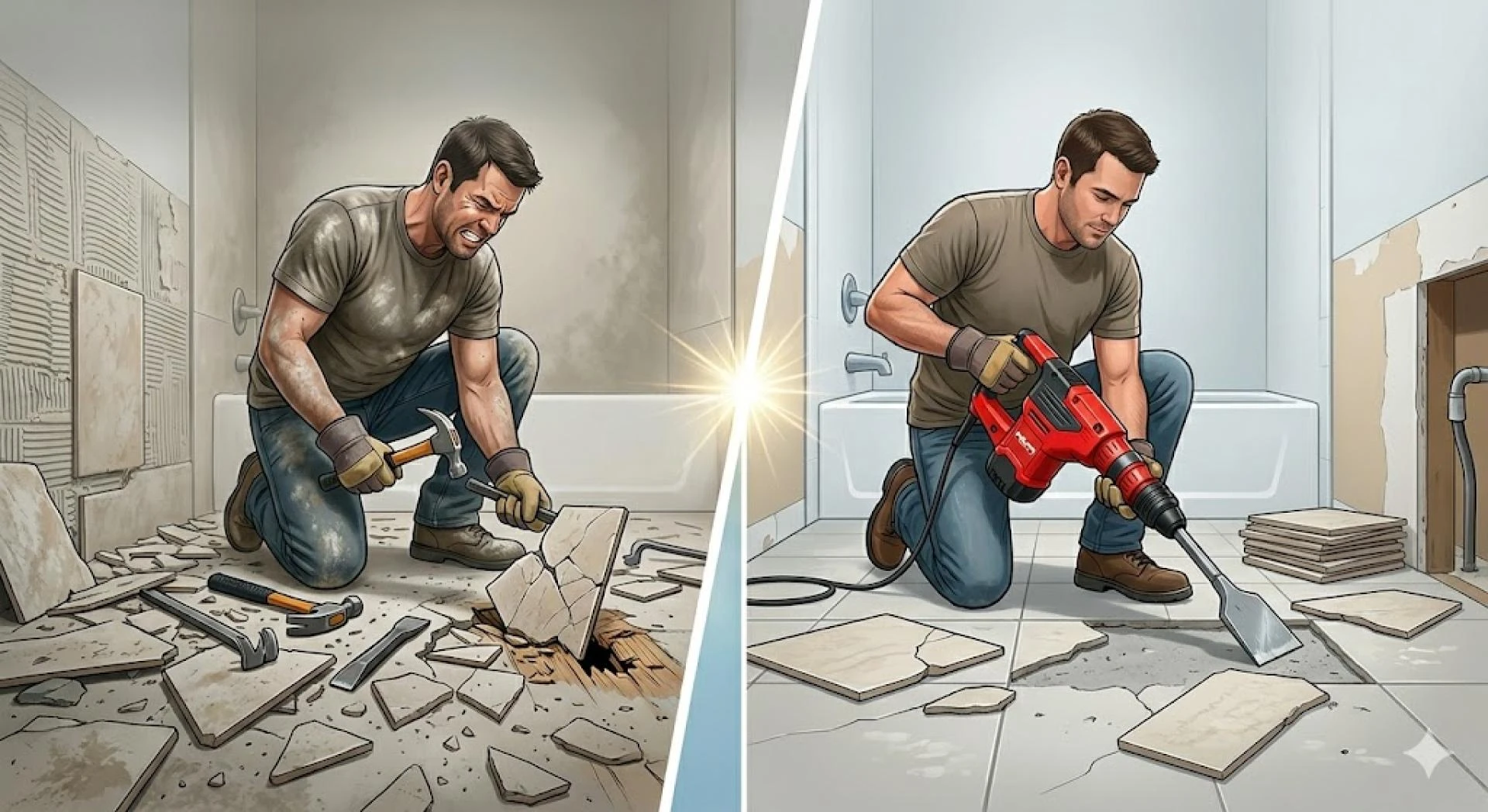 From Nightmare to Easy: Genius Hacks for Effortless Tile Removal