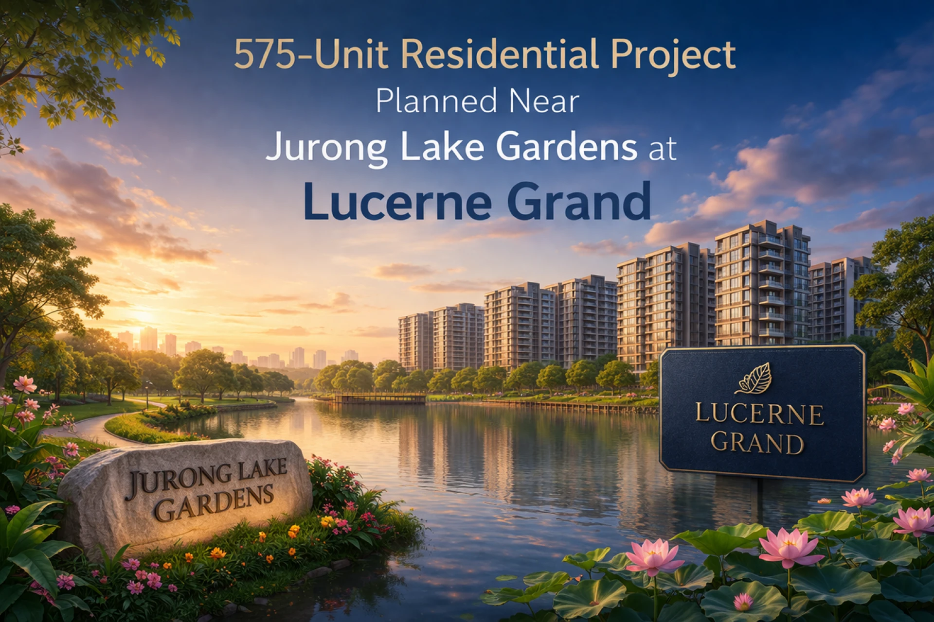 575-Unit Residential Project Planned Near Jurong Lake Gardens at Lucerne Grand