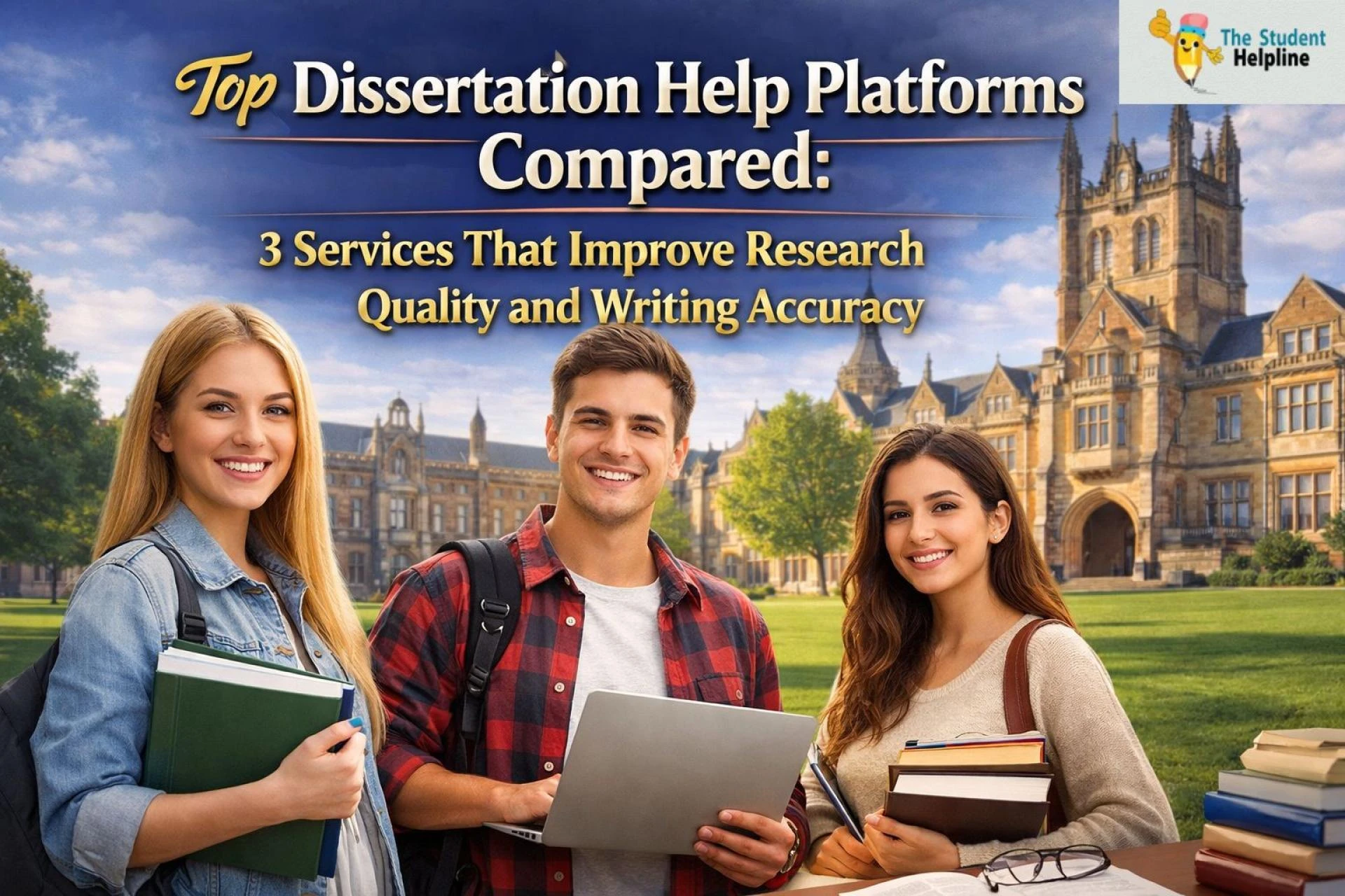 Top Dissertation Help Platforms Compared: 3 Services That Improve Research Quality and Writing Accuracy