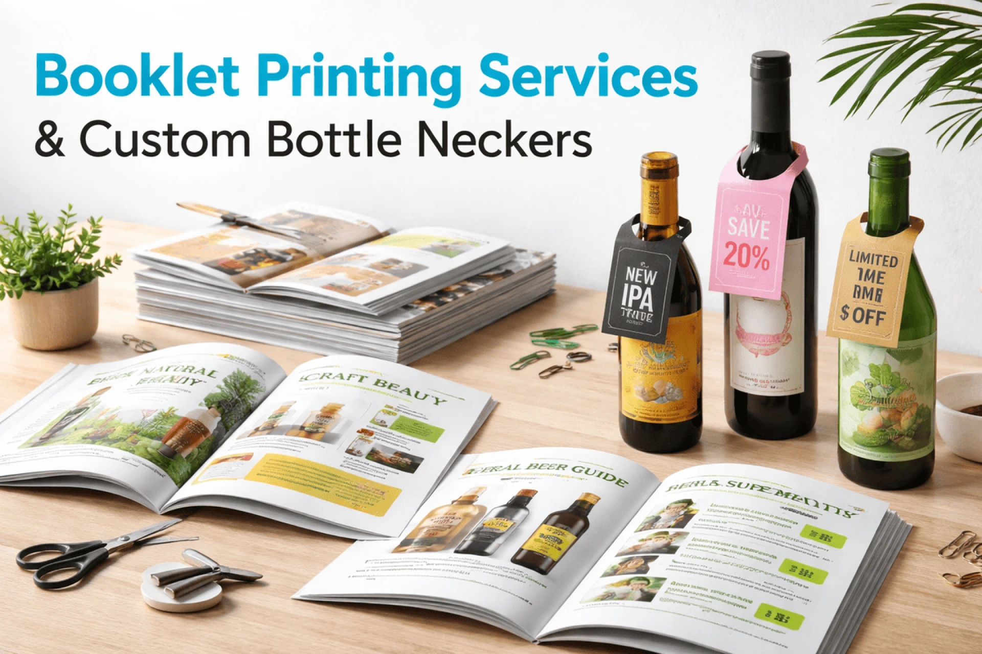 Booklet Printing Services That Elevate Your Brand with Bottle Neckers