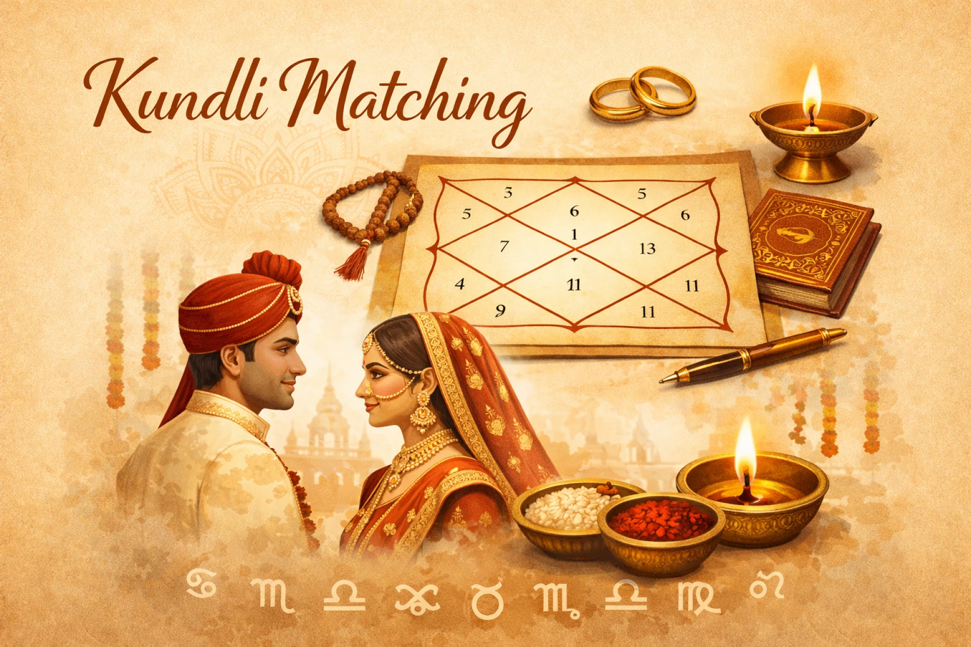 Kundli Matchmaking Online: Free & Accurate Kundli Matching for Marriage