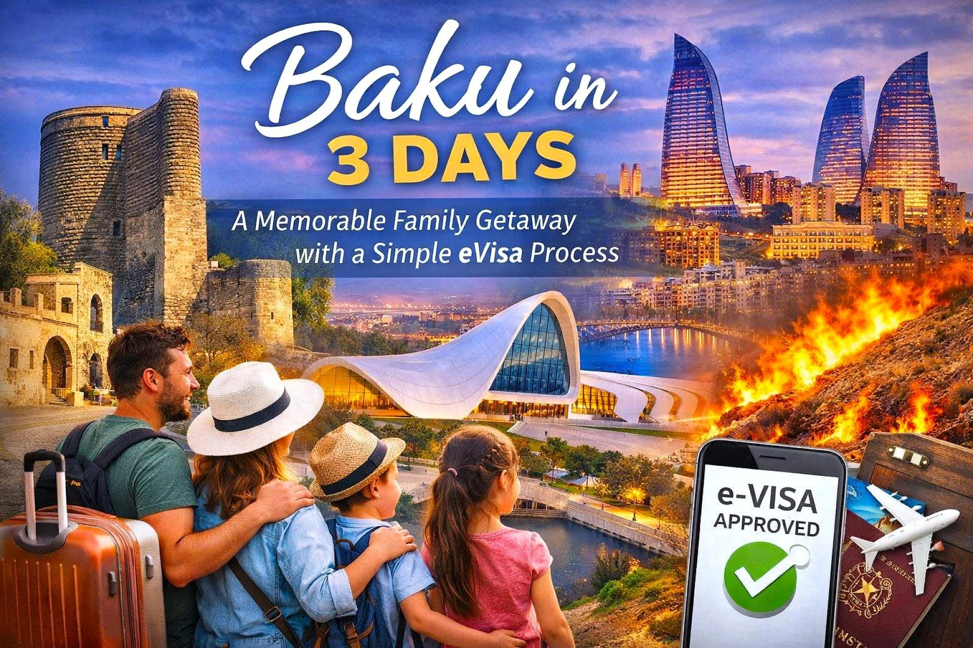 Baku in 3 Days: A Memorable Family Getaway with a Simple eVisa Process