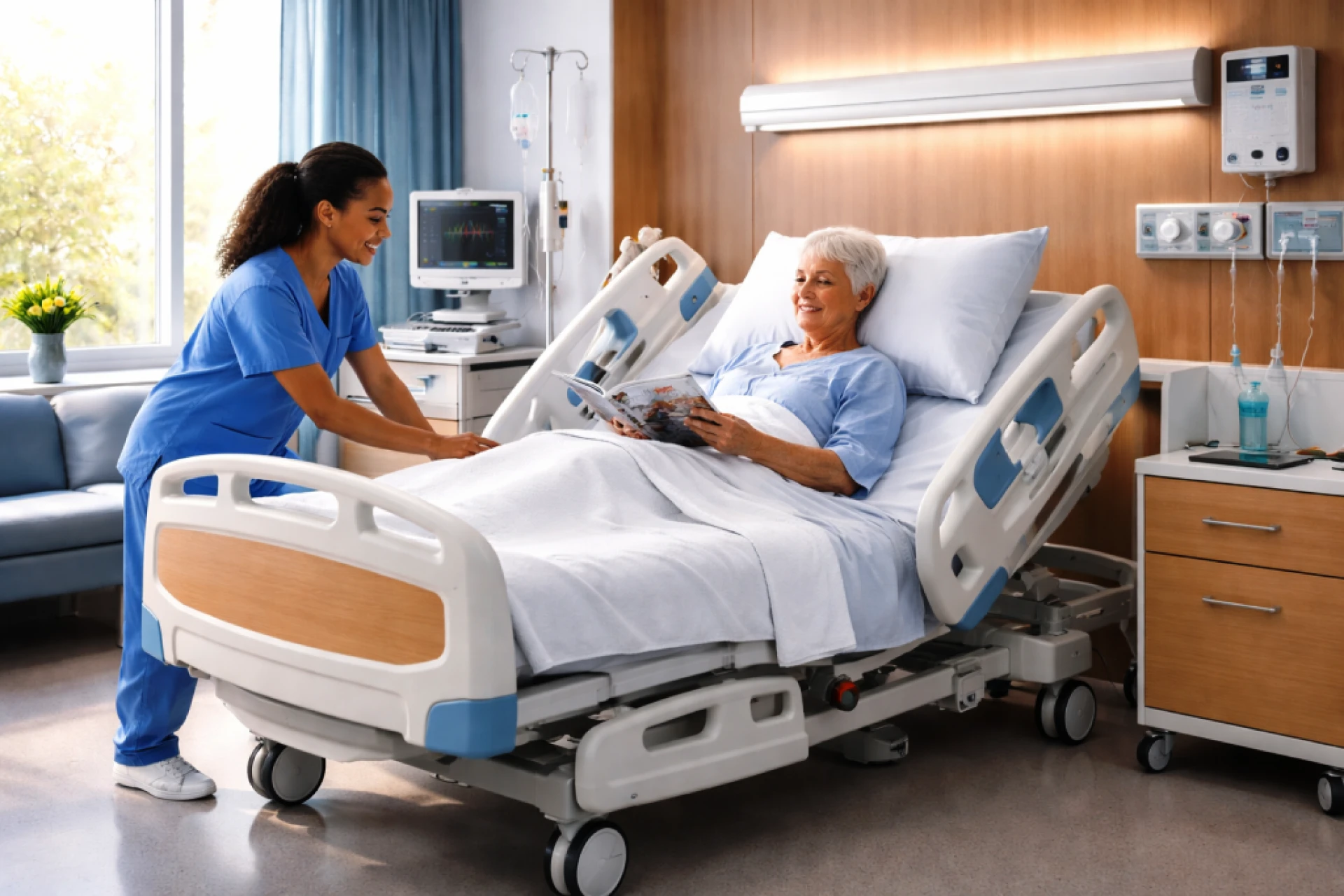 Patient Comfort and Mobility in Hospital Cots