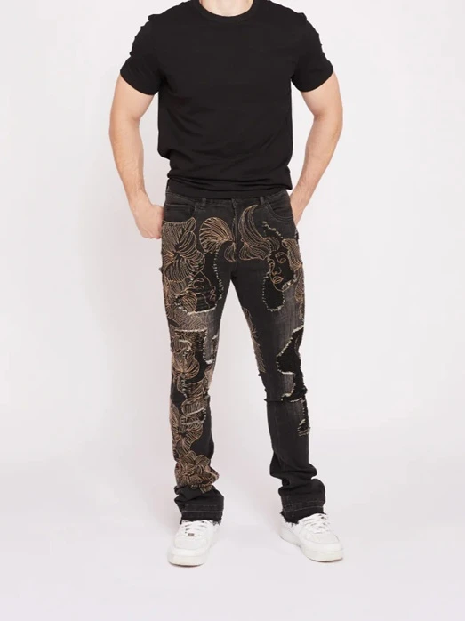 Mens Jeans Style Guide: Stacked Jeans & Buy Jeans Online Tips