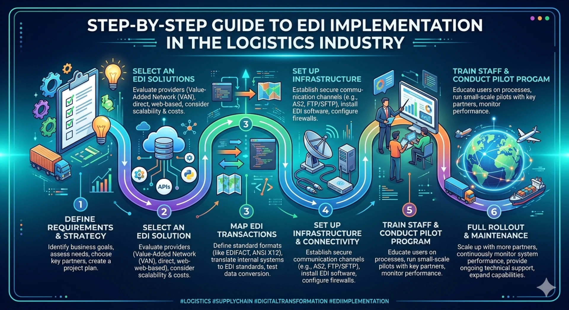 Step-by-Step Guide to EDI Implementation in the Logistics Industry