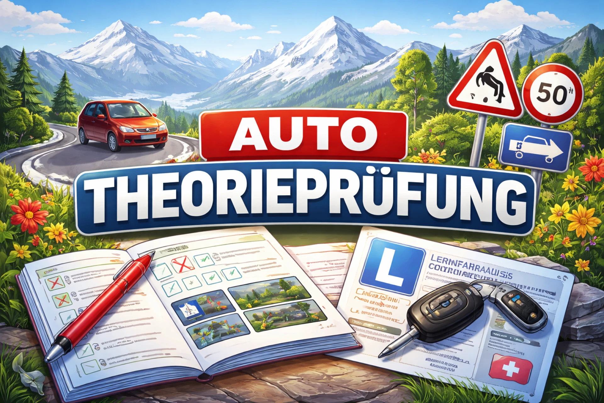 Auto Theorieprüfung Schweiz: So bestehst du ohne Stress
