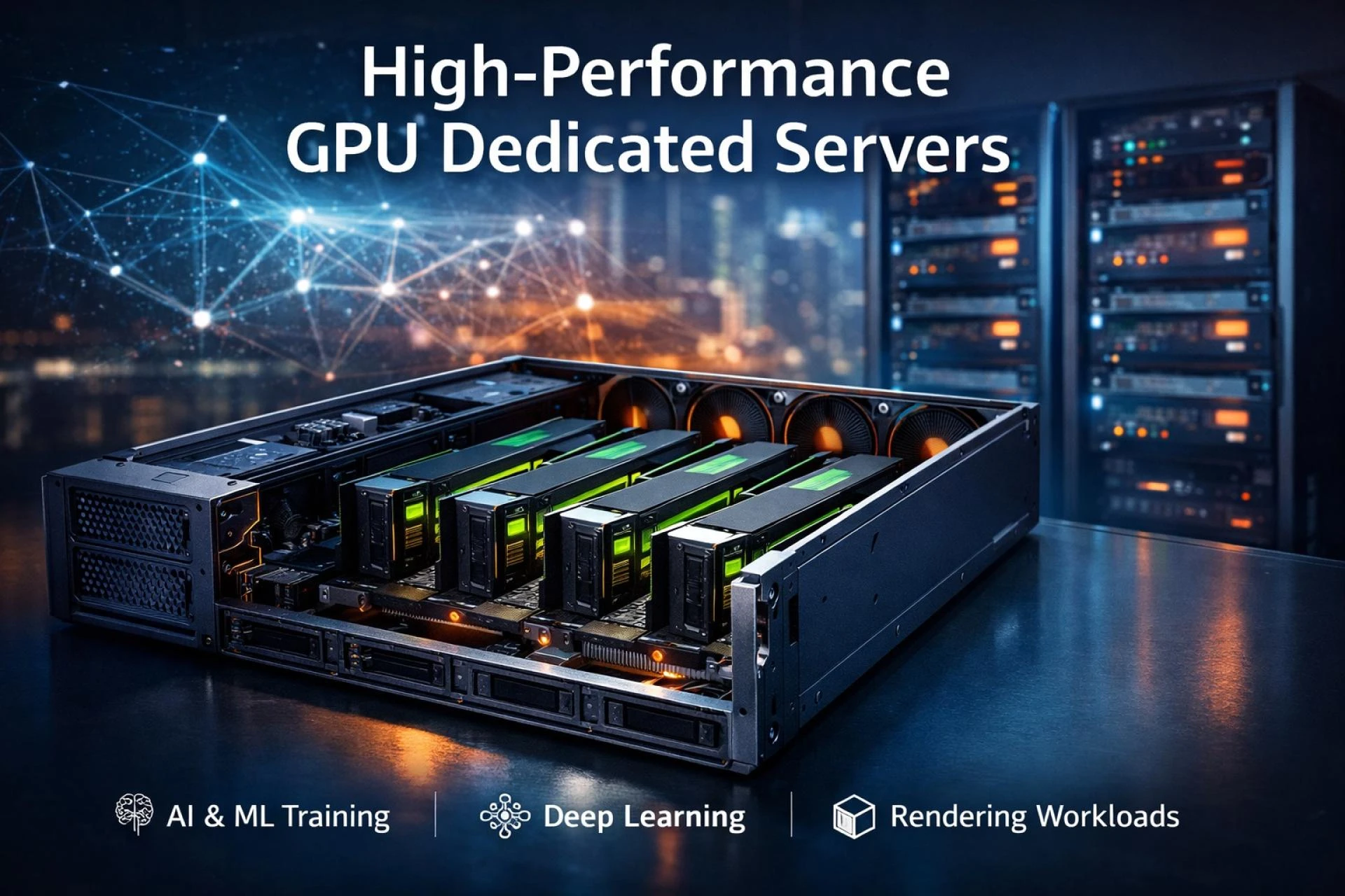 High-Performance GPU Dedicated Servers: Ultimate Solution for AI/ML, Deep Learning, and Rendering Workloads