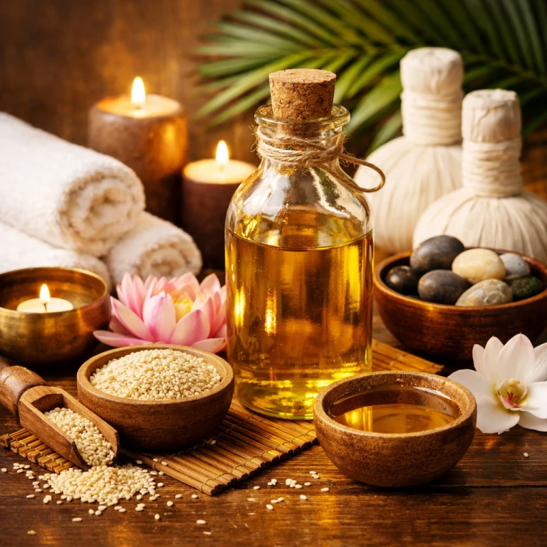 Cold Pressed Sesame Oil for Body Massage: Benefits, Uses & Wellness Guide
