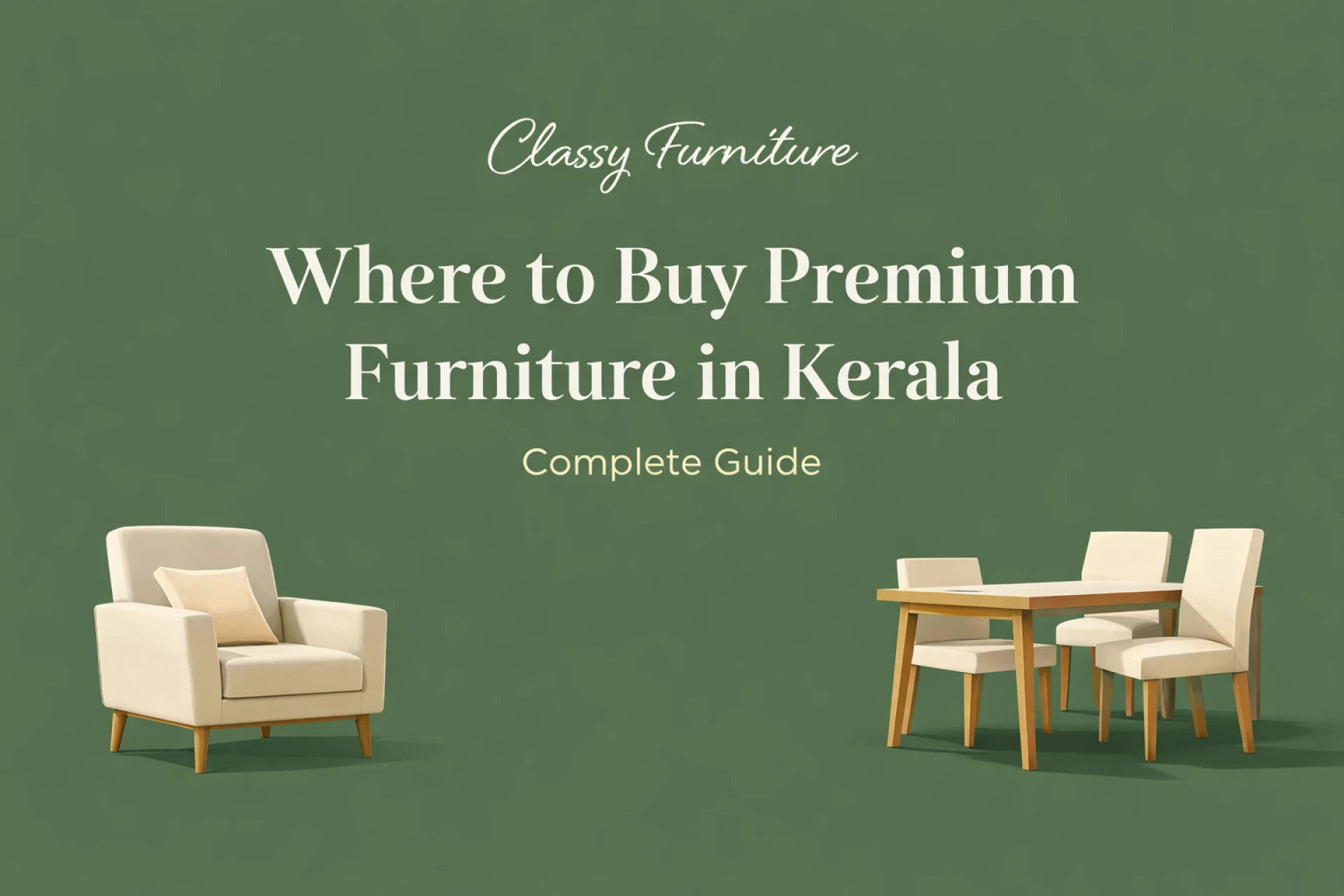 Where to Buy Premium Furniture in Kerala: Complete Guide (2026)