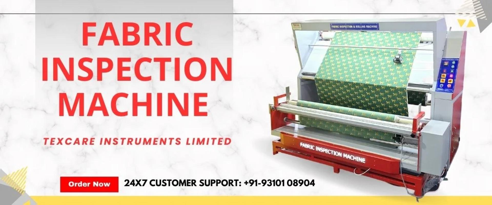 Fabric inspection cum rolling machine ensures quality and efficiency