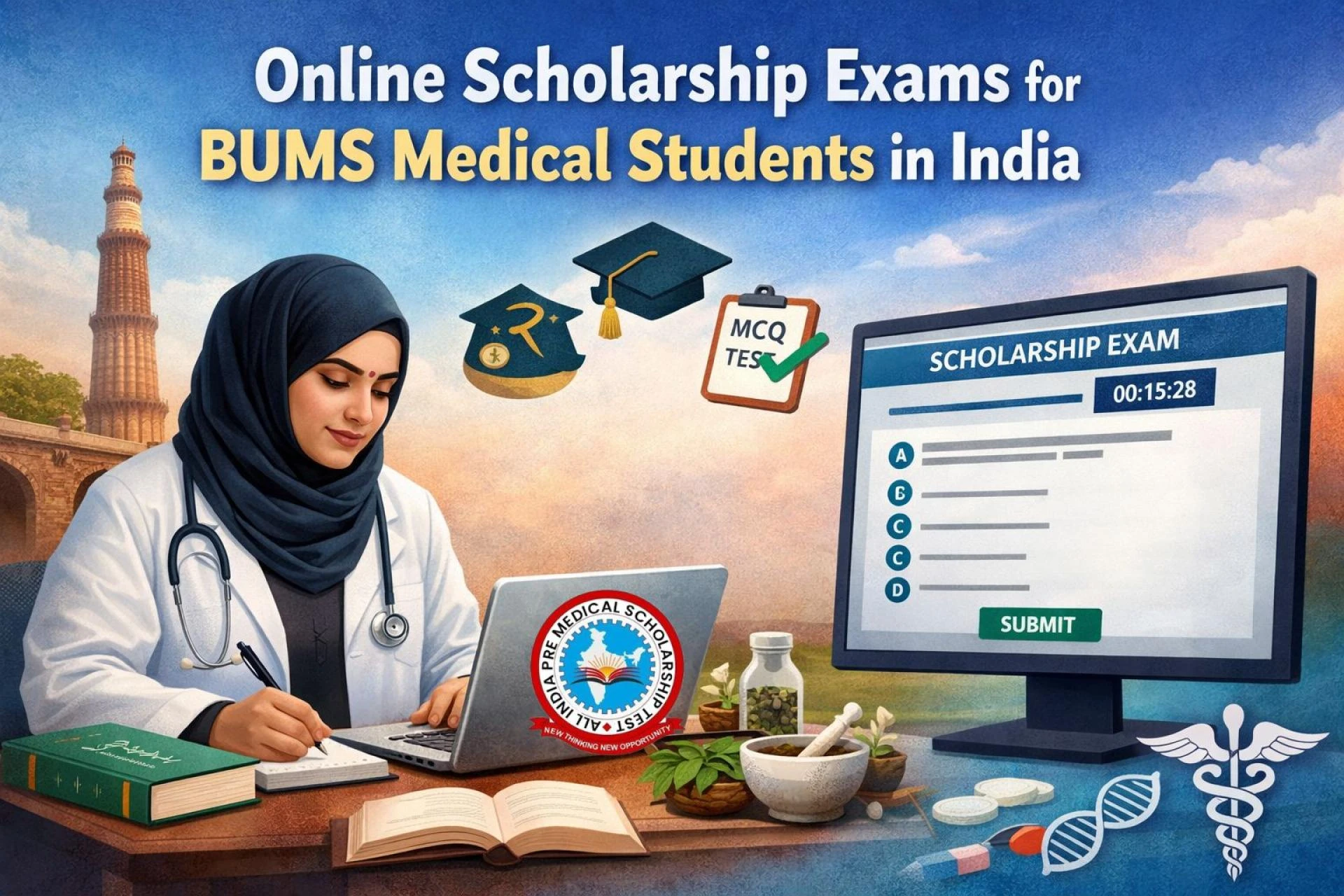Online Scholarship Exams for BUMS Medical Students in India
