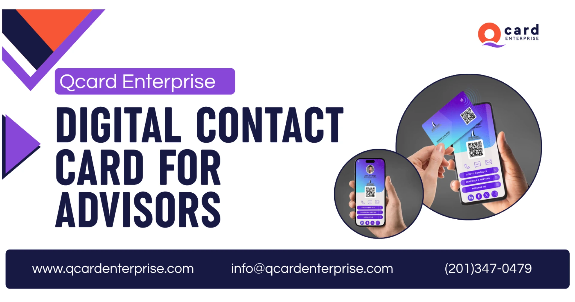 Digital Contact Card for Advisors Designed for Modern Financial Professionals