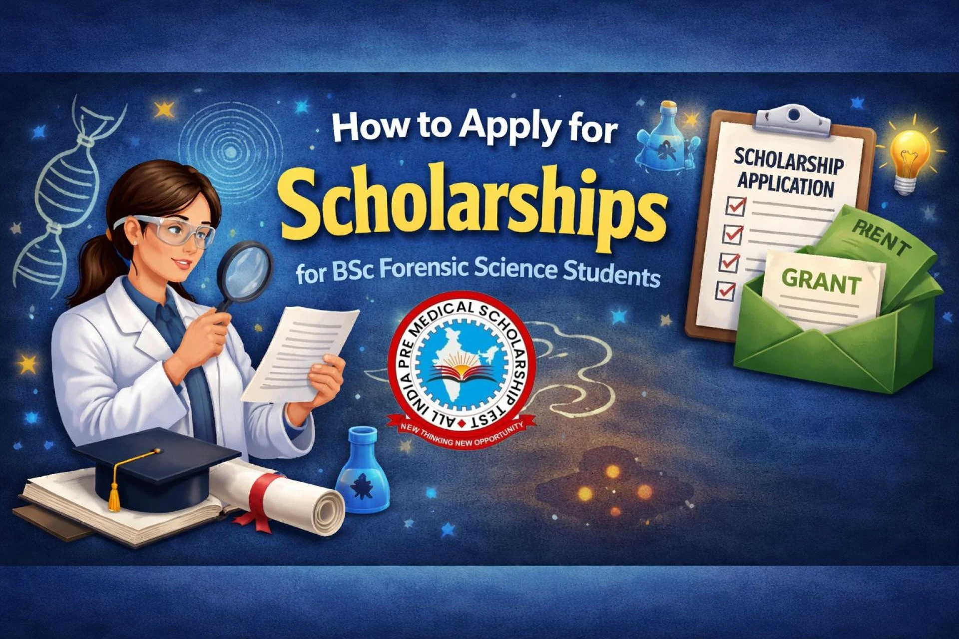 How to Apply for Scholarships for BSc Forensic Science Students