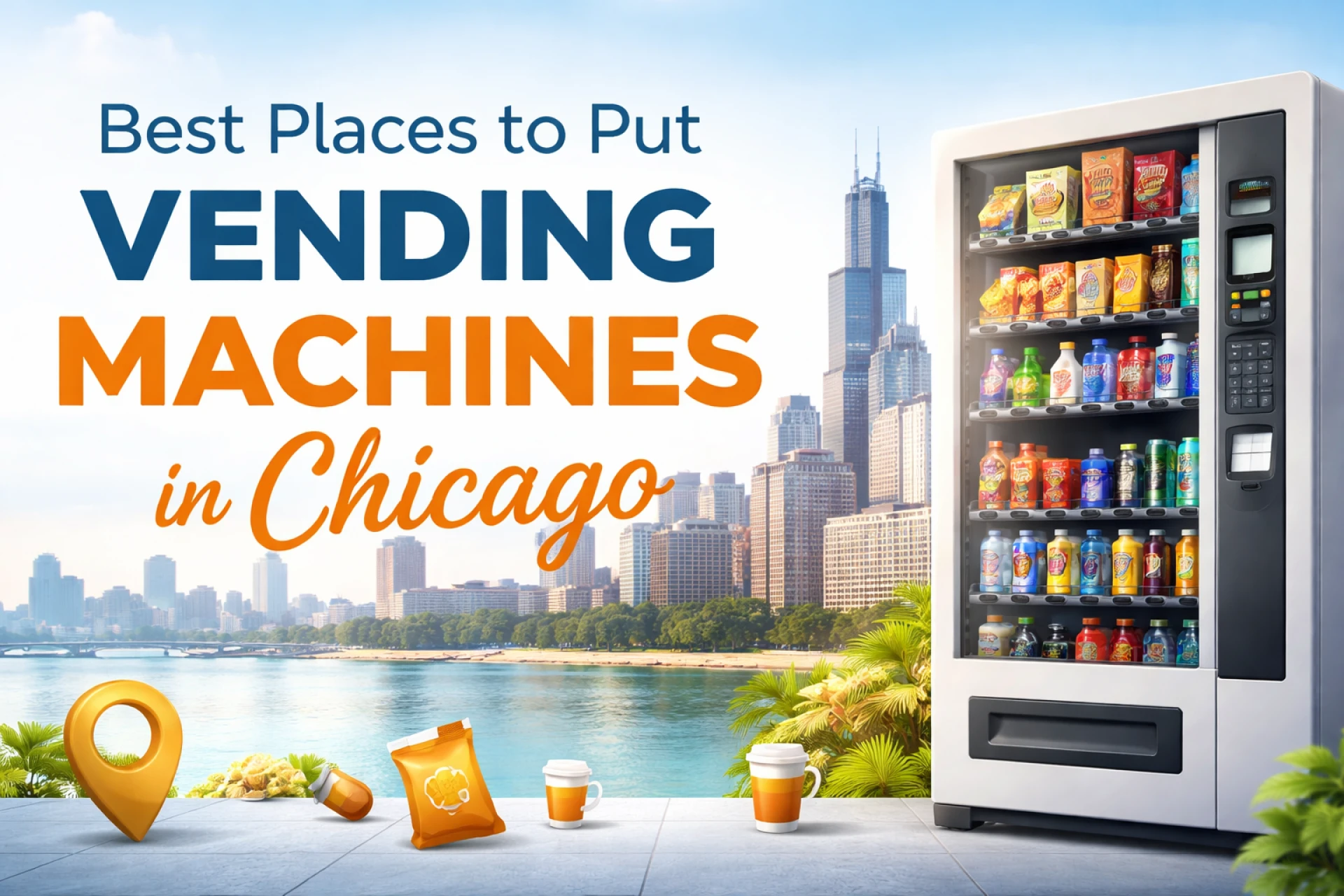 Best Places to Put Vending Machines in Chicago for Maximum Profit