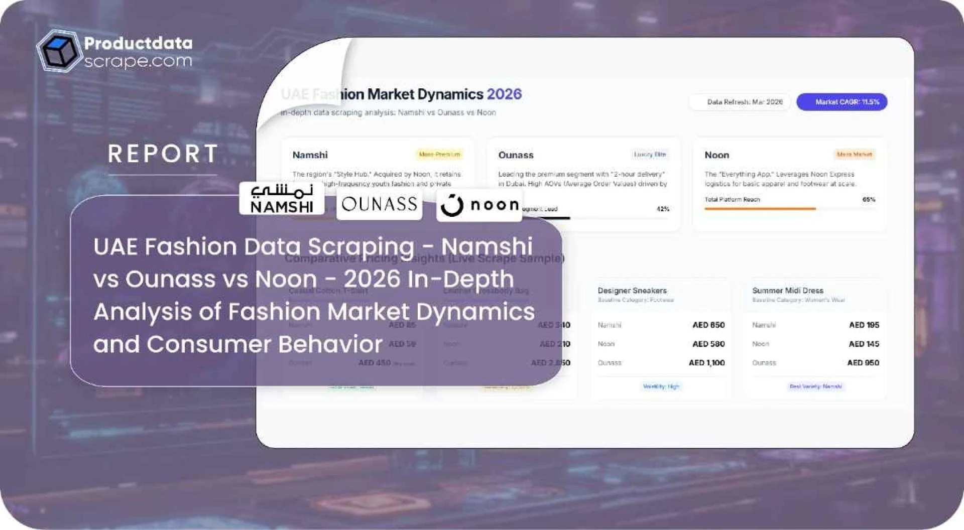 UAE Fashion Data Scraping - Namshi vs Ounass vs Noon – 2026