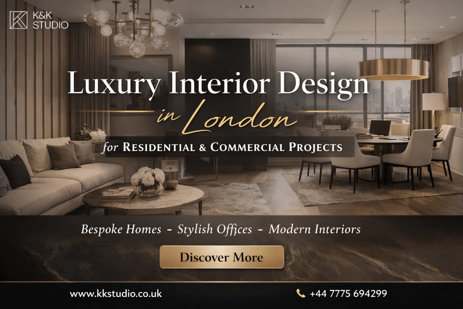 Luxury Interior Design in London for Residential and Commercial Projects