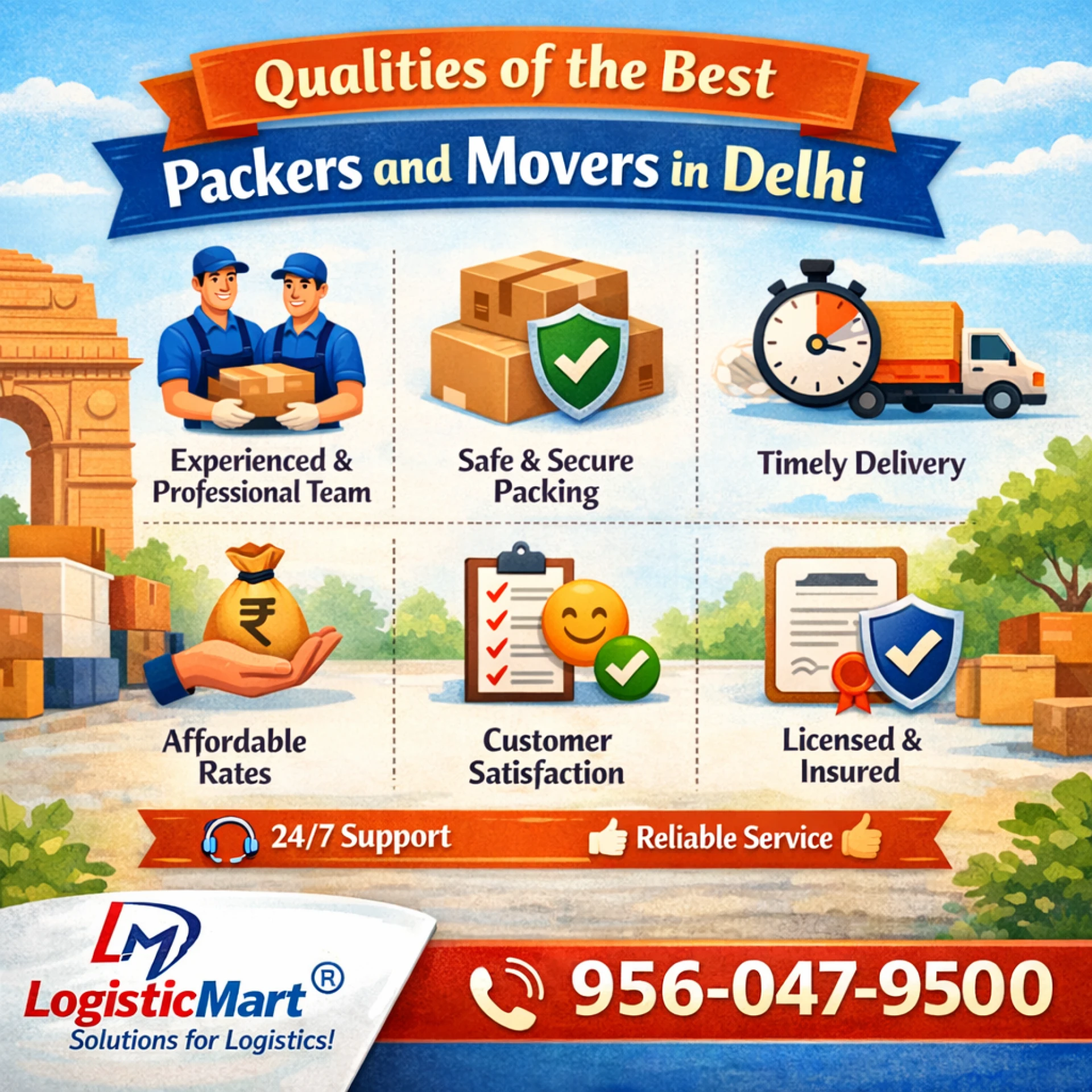 Moving with Packers and Movers in Delhi to Bangalore: Time, Costs, and Routes