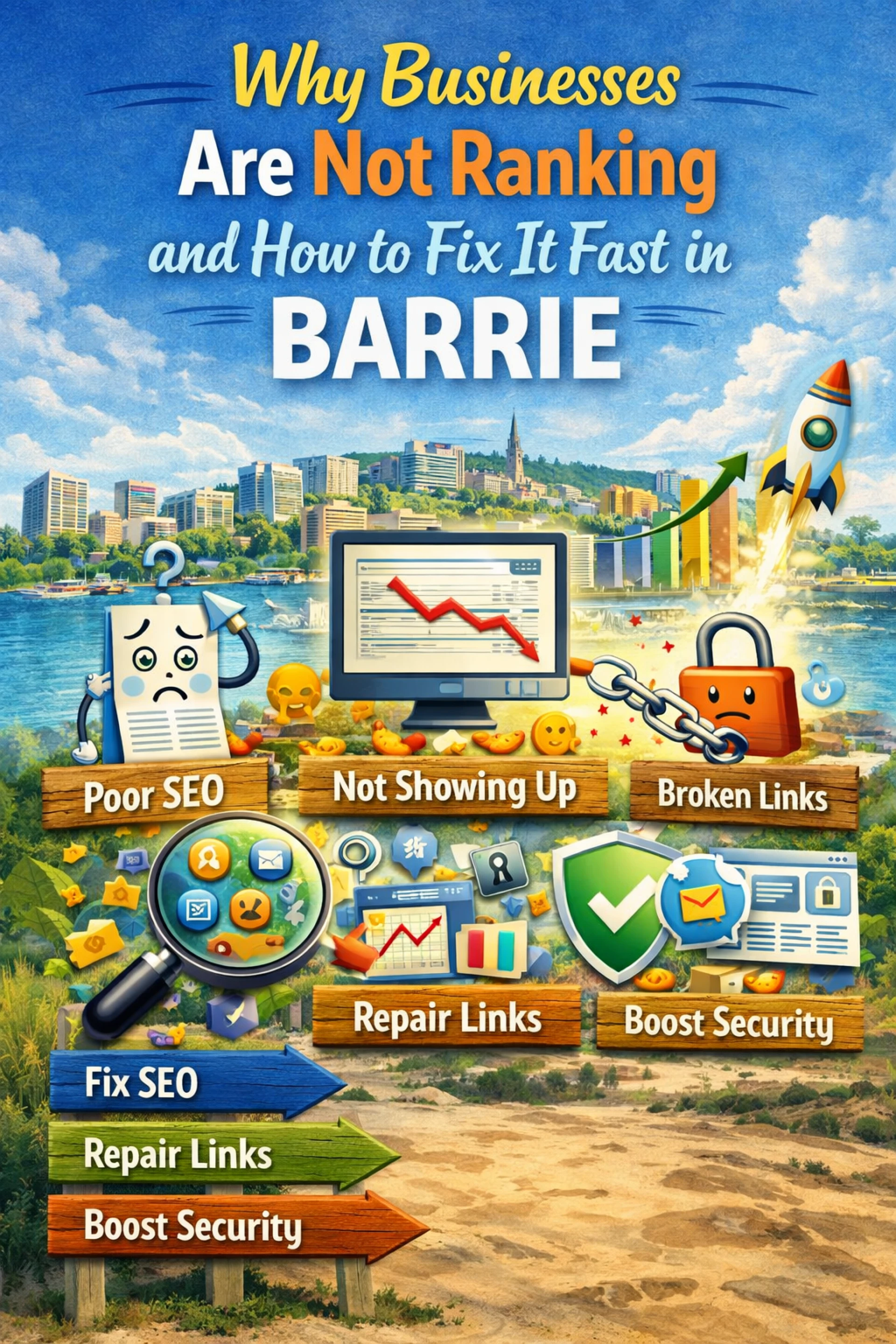 Why Businesses Are Not Ranking and How to Fix It Fast in Barrie