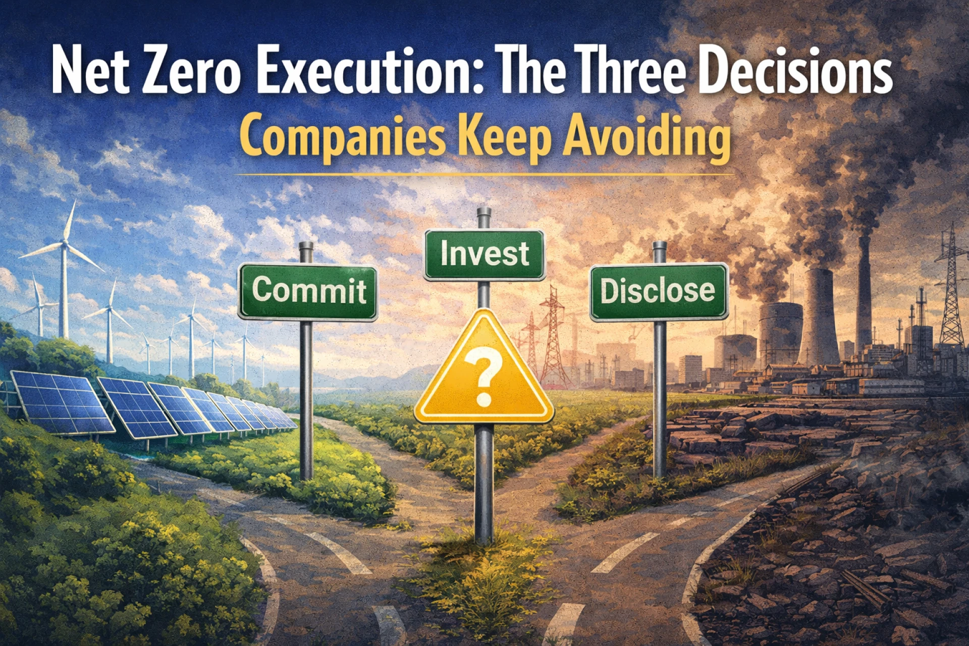 Net Zero Execution: The Three Decisions Companies Keep Avoiding