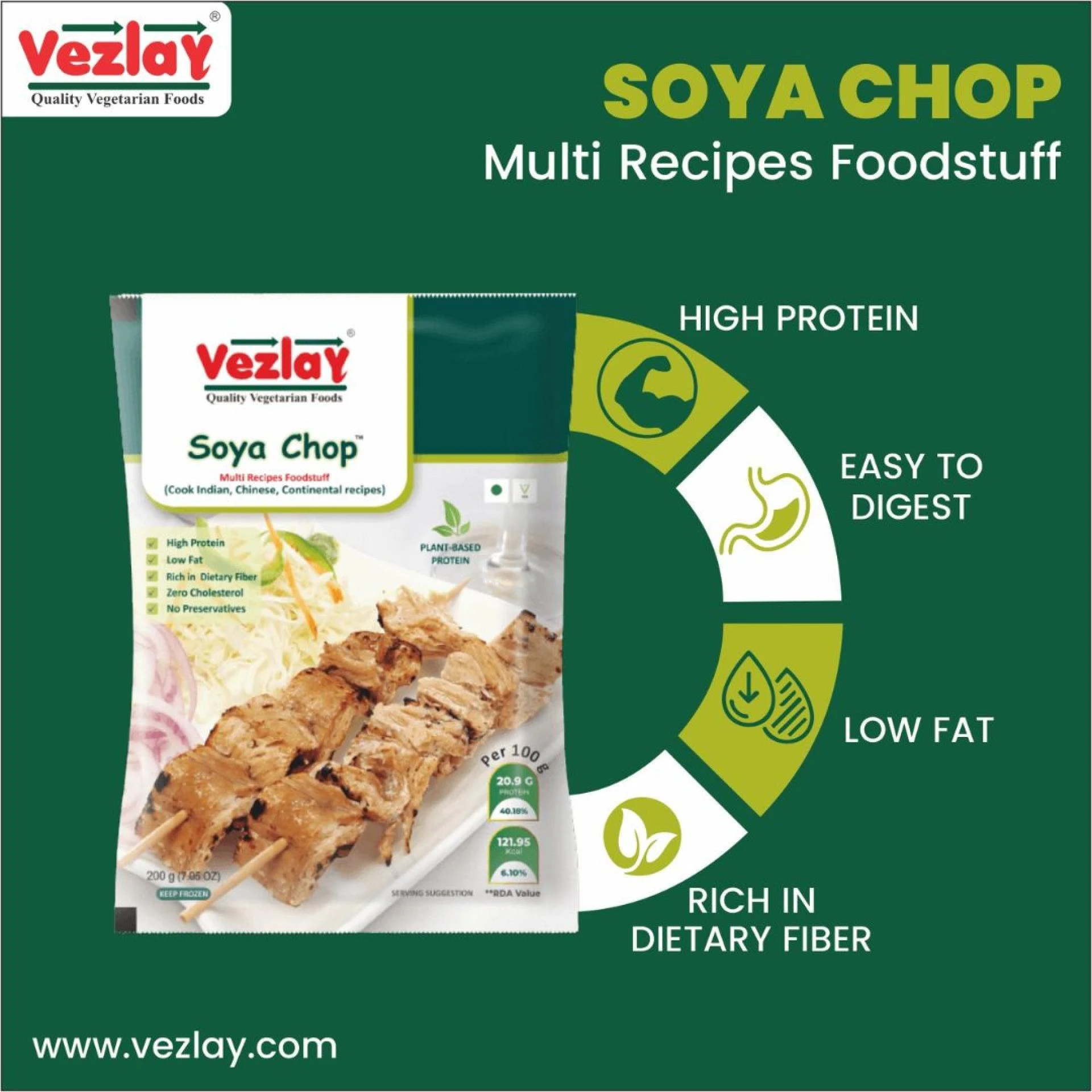 What Is Soya Chaap Made Of? Is Soya Chaap Healthy or Not? A Complete Guide by Vezlay Foods