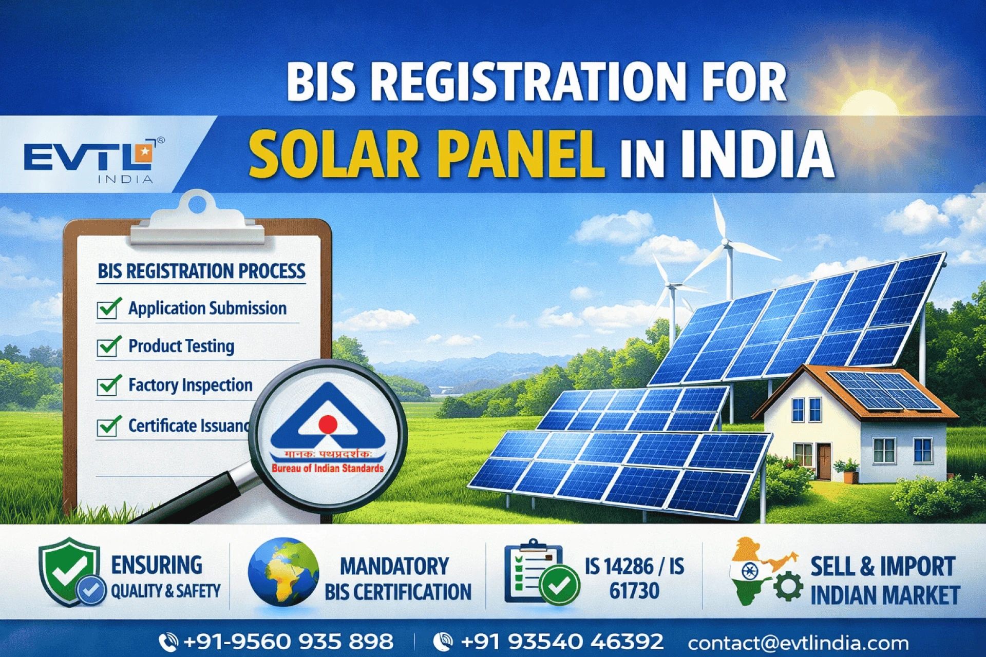 Complete Guide to BIS Registration for Solar Panels in India: CRS Certification, Cost, Documents & Process