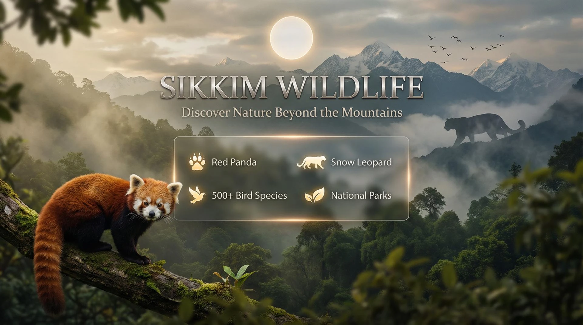 Sikkim Wildlife Guide – Discover Red Pandas, Snow Leopards & Hidden Nature