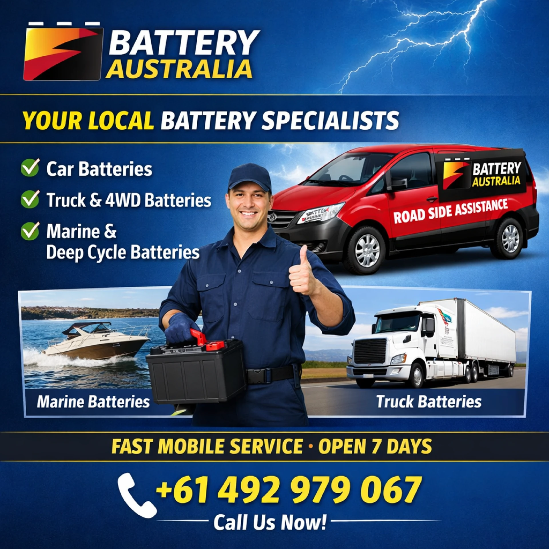 Car Battery Replacement, Battery Charger & Truck Batteries Brisbane – 10 Powerful Solutions for Reliable Power