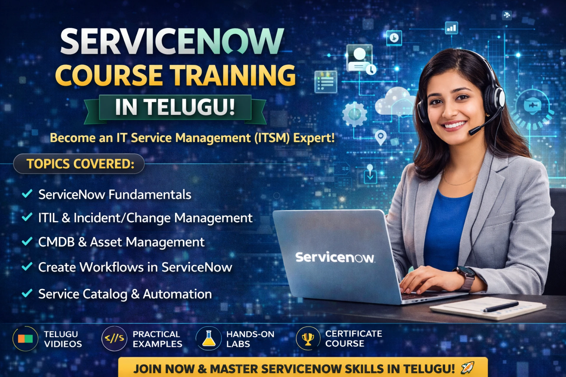 ServiceNow ACL & Security ServiceNow Course Training in Telugu