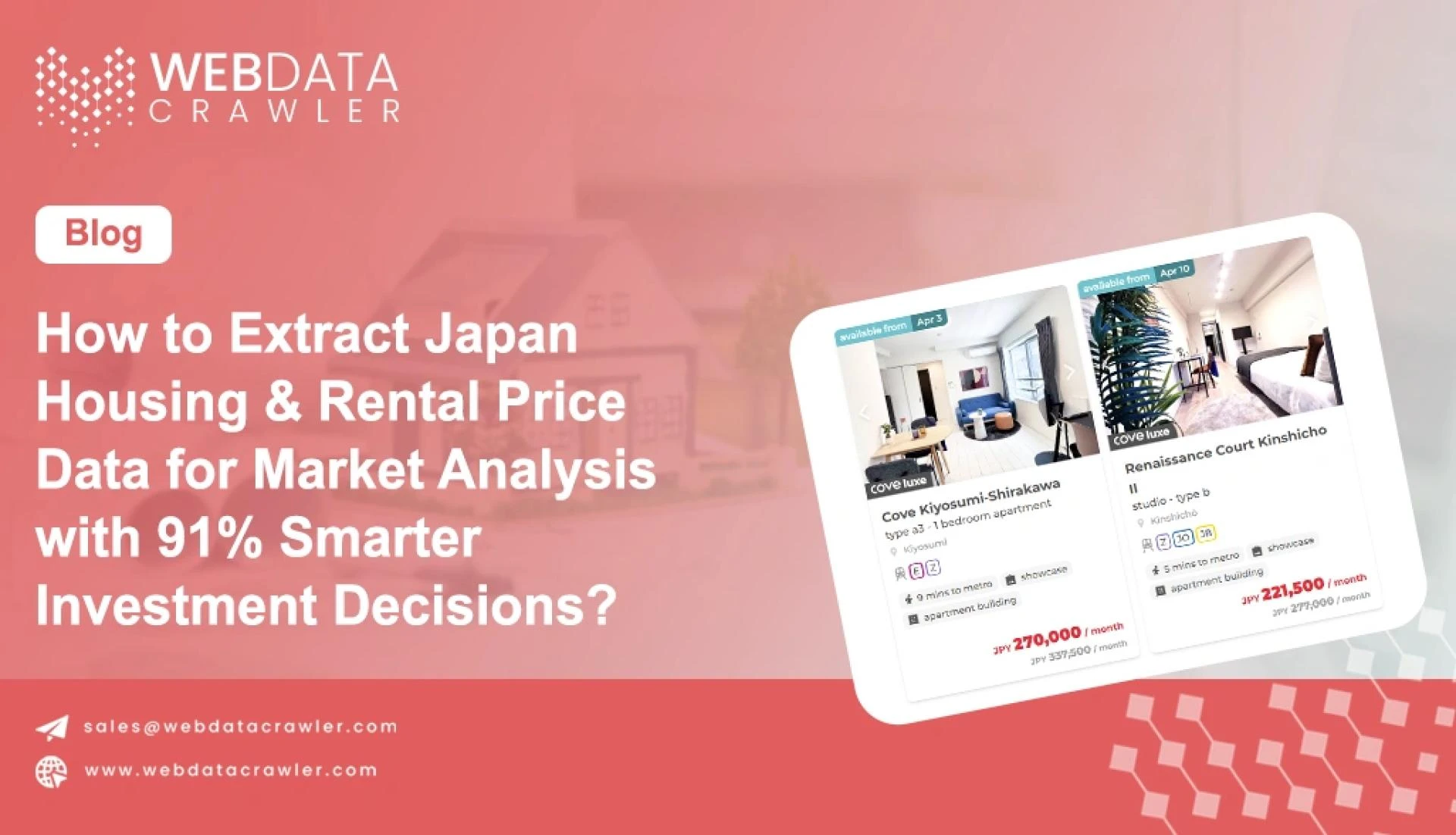 Extract Japan Housing & Rental Price Data for Market Analysis