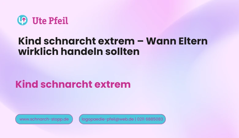Kind schnarcht extrem – Wann Eltern wirklich handeln sollten