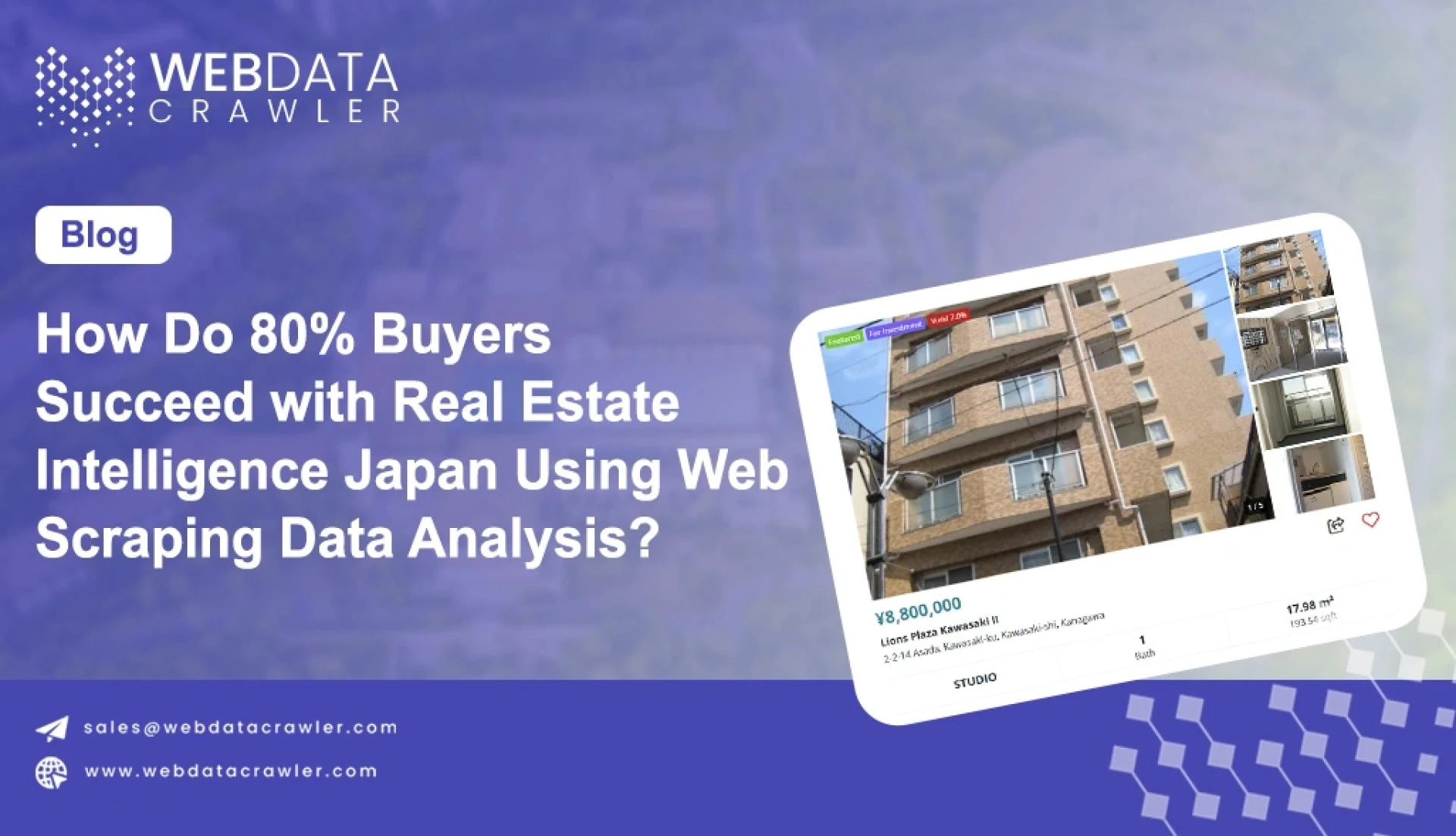 Real Estate Intelligence Japan Using Web Scraping Data