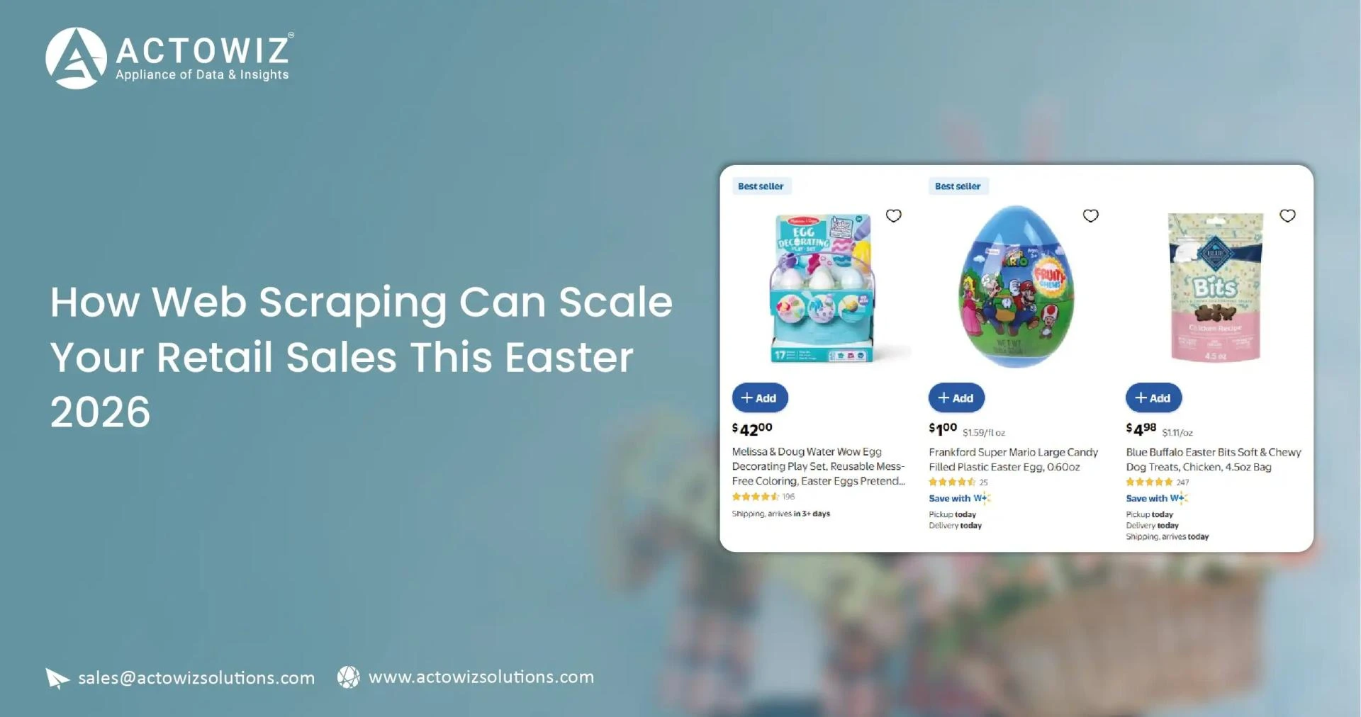 Web Scraping for Retail Sales Growth This Easter | Data-Driven Retail Insights