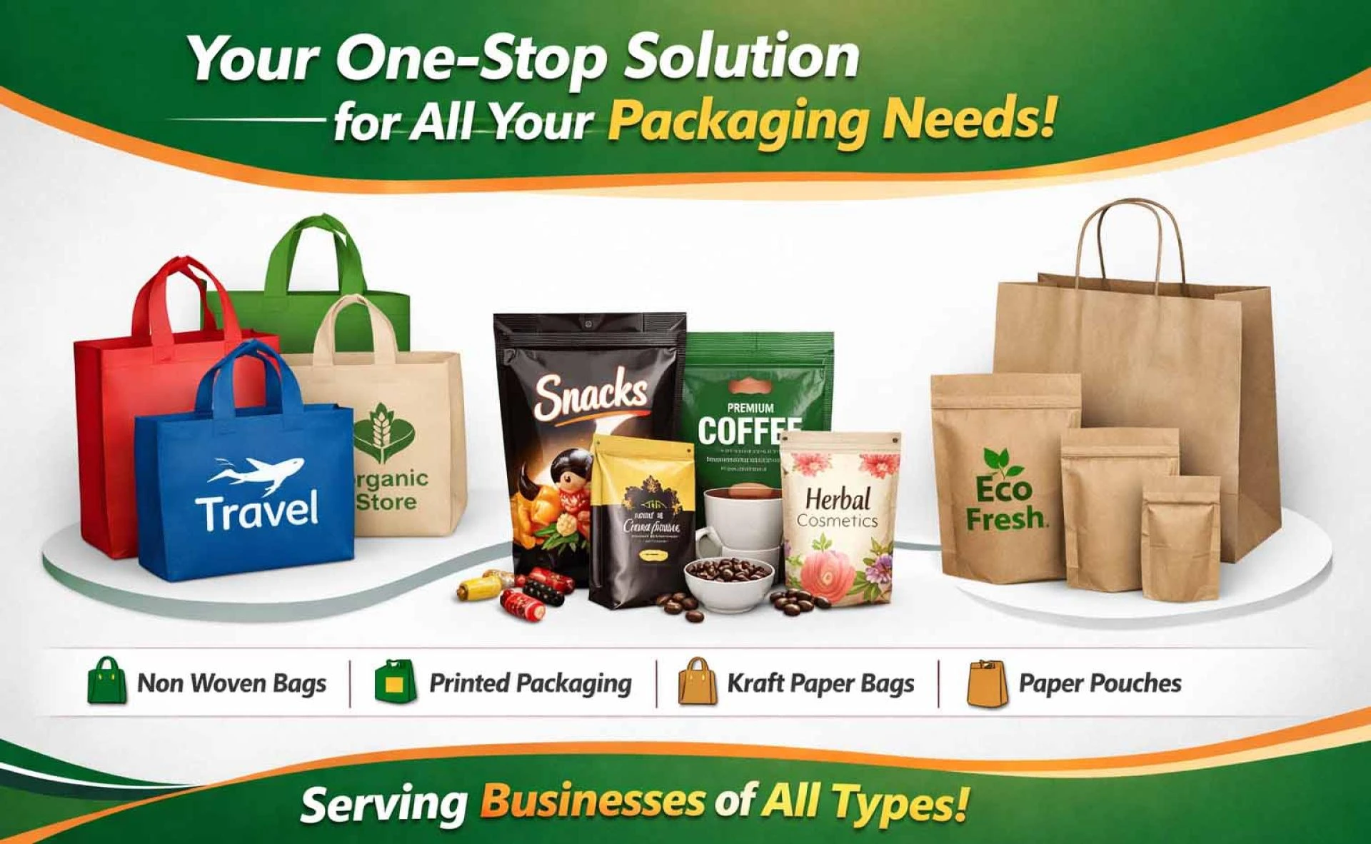 Reusable Non Woven Bags for Smart Business Packaging