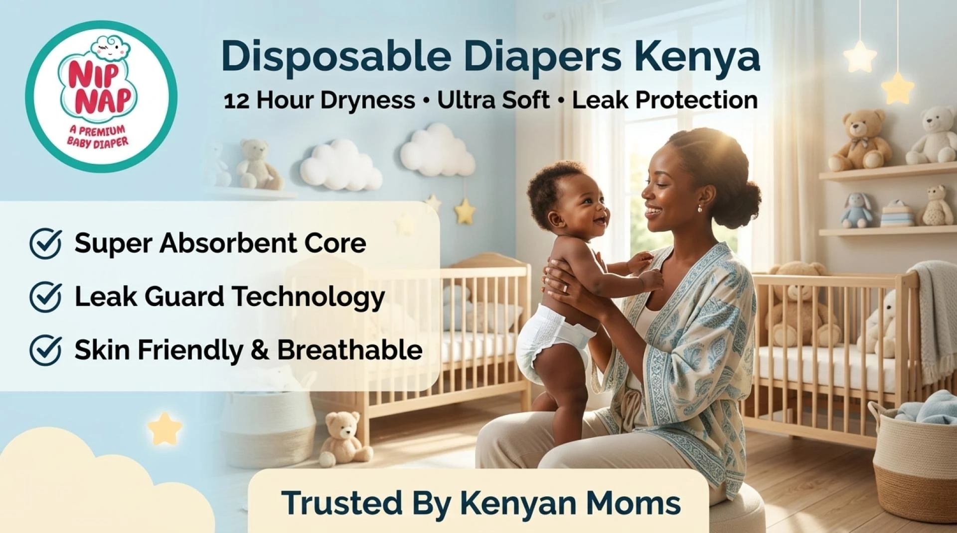 Disposable Diapers in Kenya: Reliable Comfort and Hygiene for Everyday Baby Care