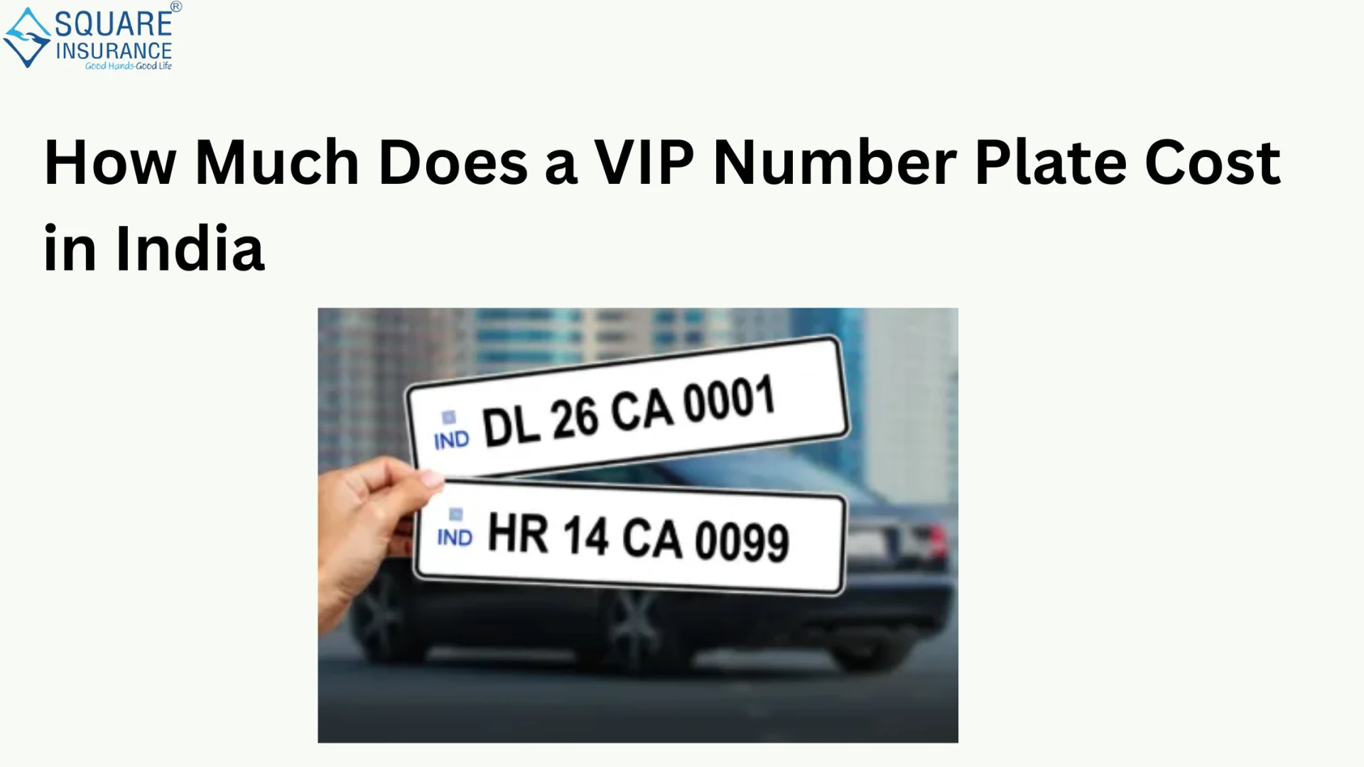 How Much Does a VIP Number Plate Cost in India