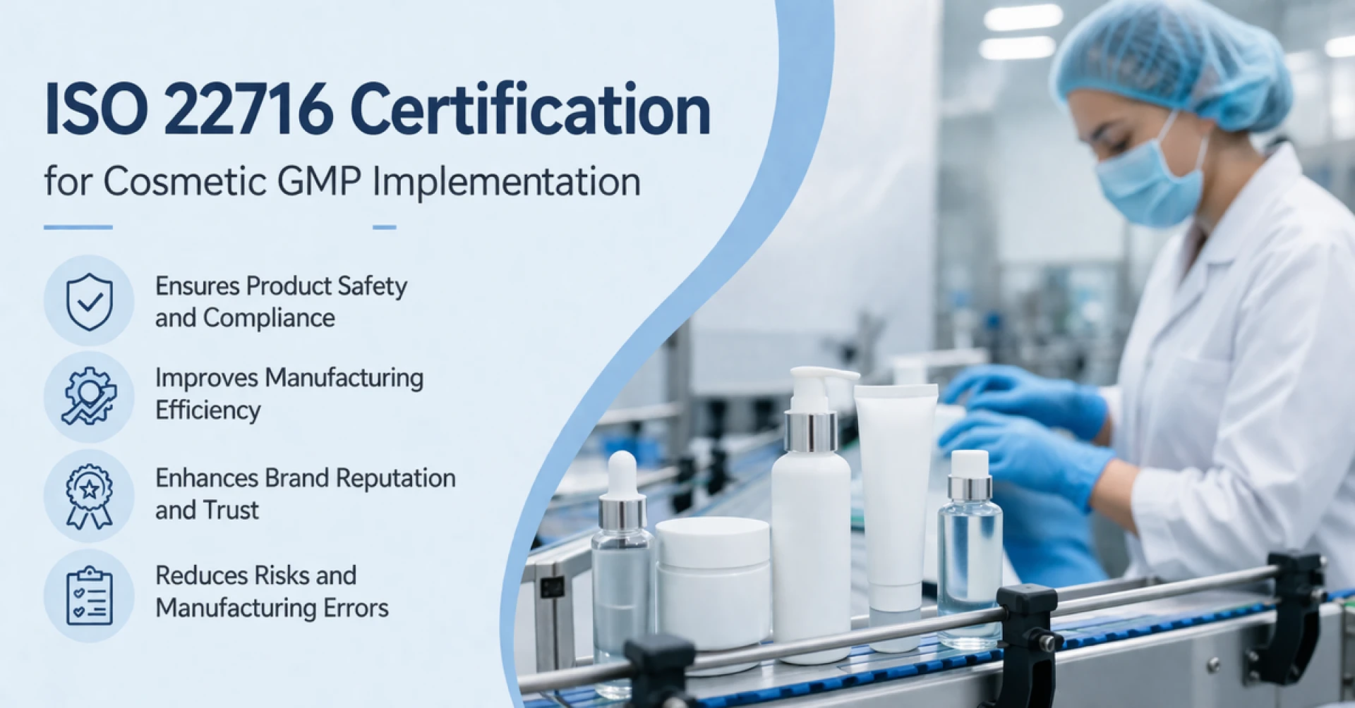 ISO 22716 Certification for Cosmetic GMP Implementation